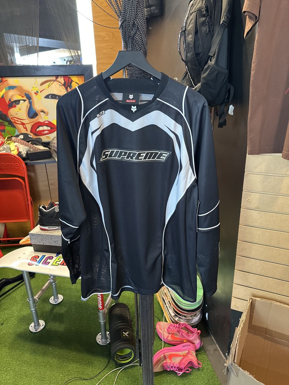 Supreme Fox Jersey | Grailed