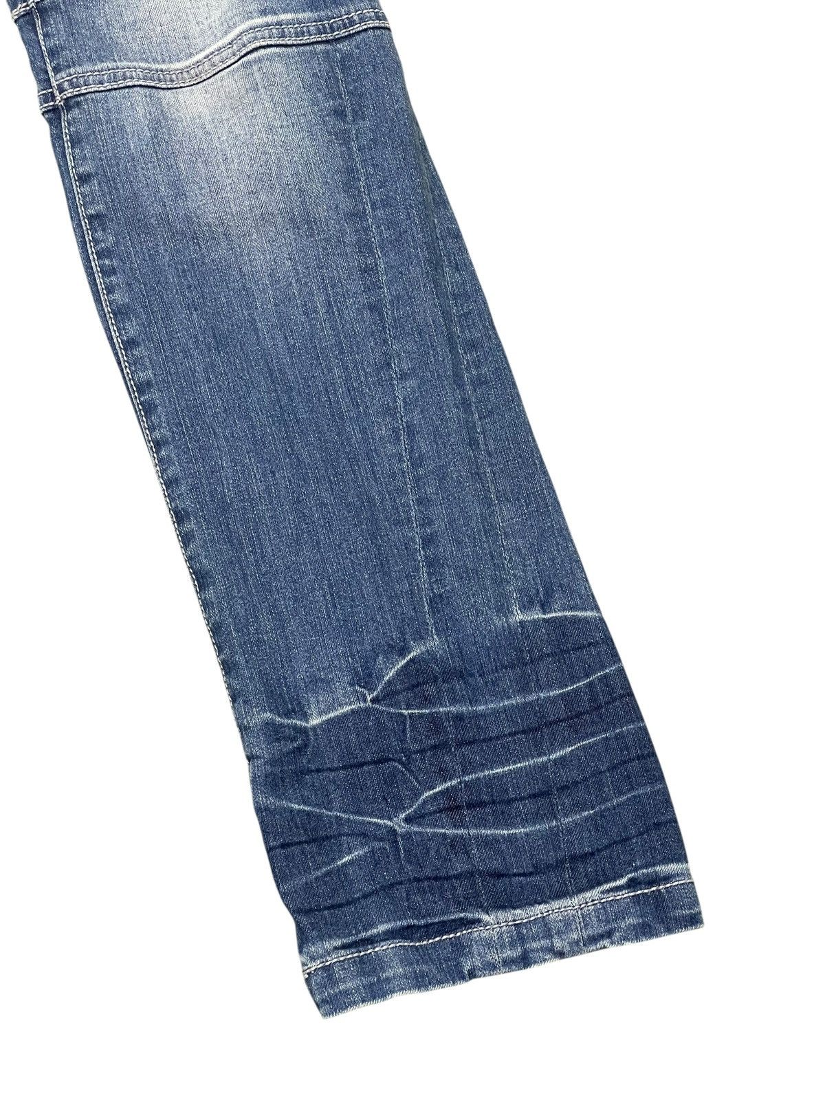 Hysteric Glamour Biker Jeans Schlussel Japan Faded Stretch Skinny 2🟦4 Size US 32 / EU 48 - 9 Thumbnail