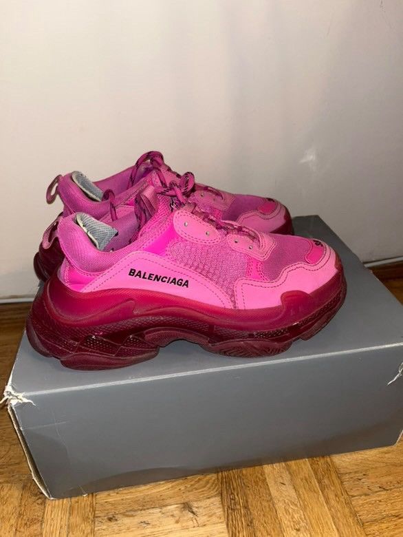 Balenciaga Balenciaga triple S Pink Size US 8 / IT 38 - 2 Thumbnail