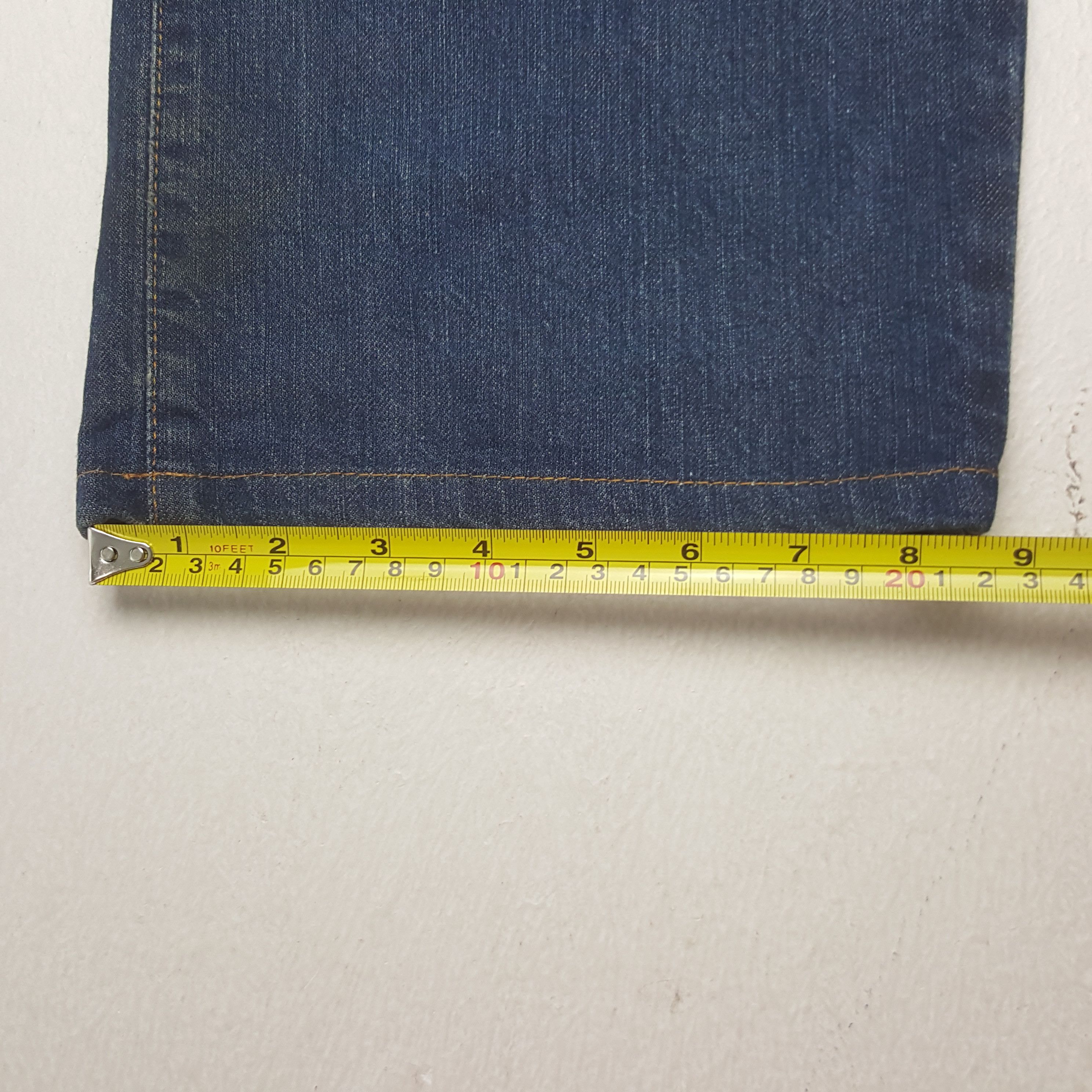 Stussy × Vintage Vintage Stussy Garment Workgear Custom Logo Denim Jeans Size US 33 - 11 Thumbnail