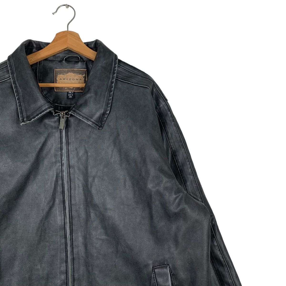Arizona Jean Co. ARIZONA Leather Jacket #0142-C8 Size US XXL / EU 58 / 5 - 6 Thumbnail