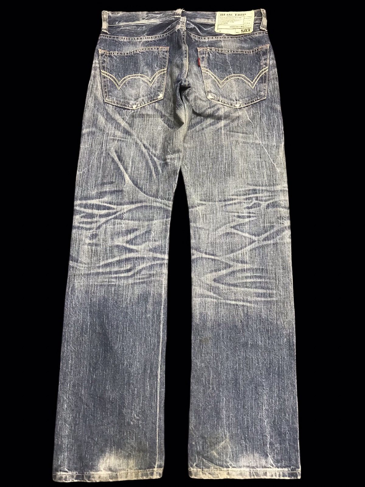 Edwin 💥ARCHIVAL💥EDWIN 503 ARTISANAL FADES REGULAR DENIM F320 Size US 33 - 2 Thumbnail