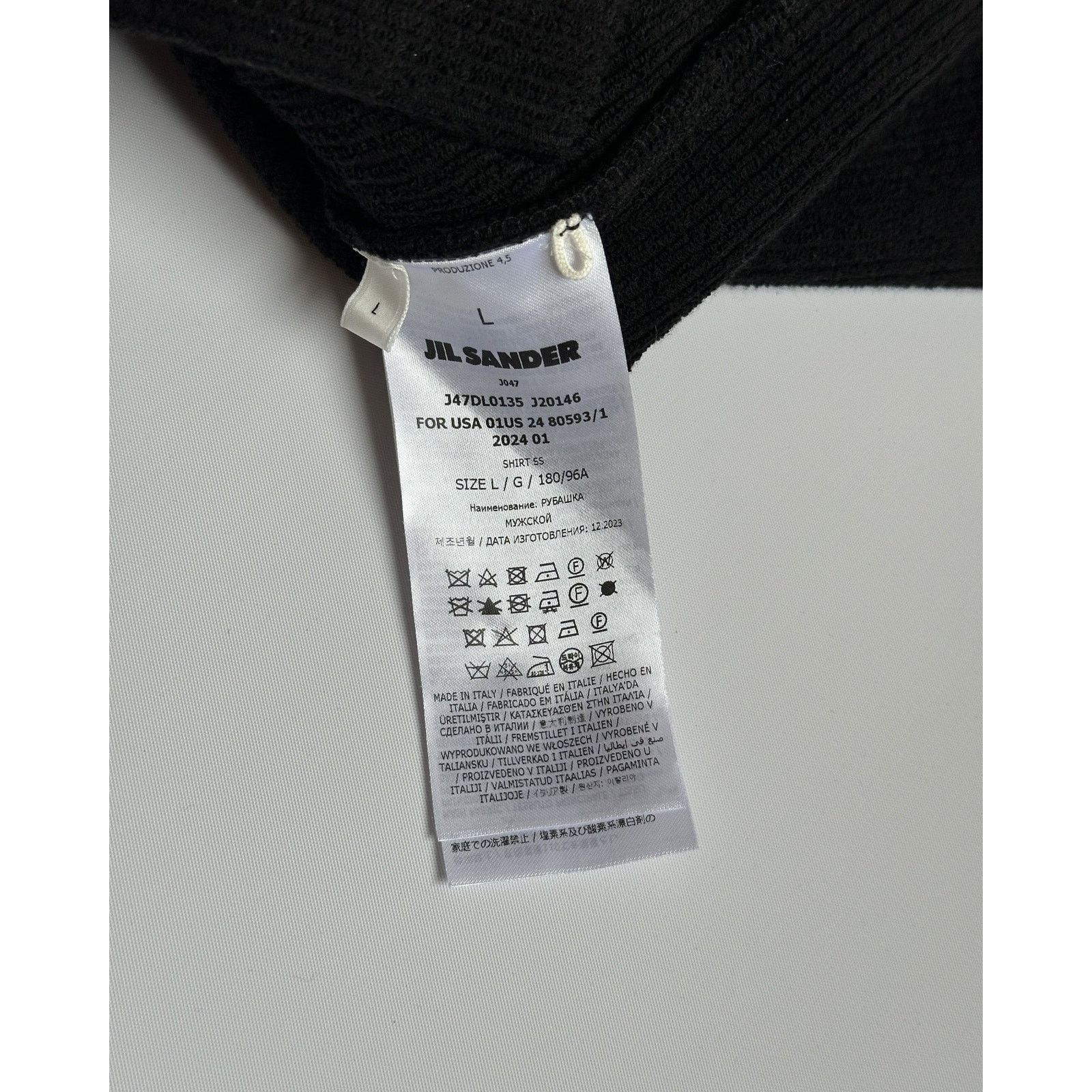 Jil Sander Jil Sander Full Zip Work Shirt Size US L / EU 52-54 / 3 - 4 Thumbnail