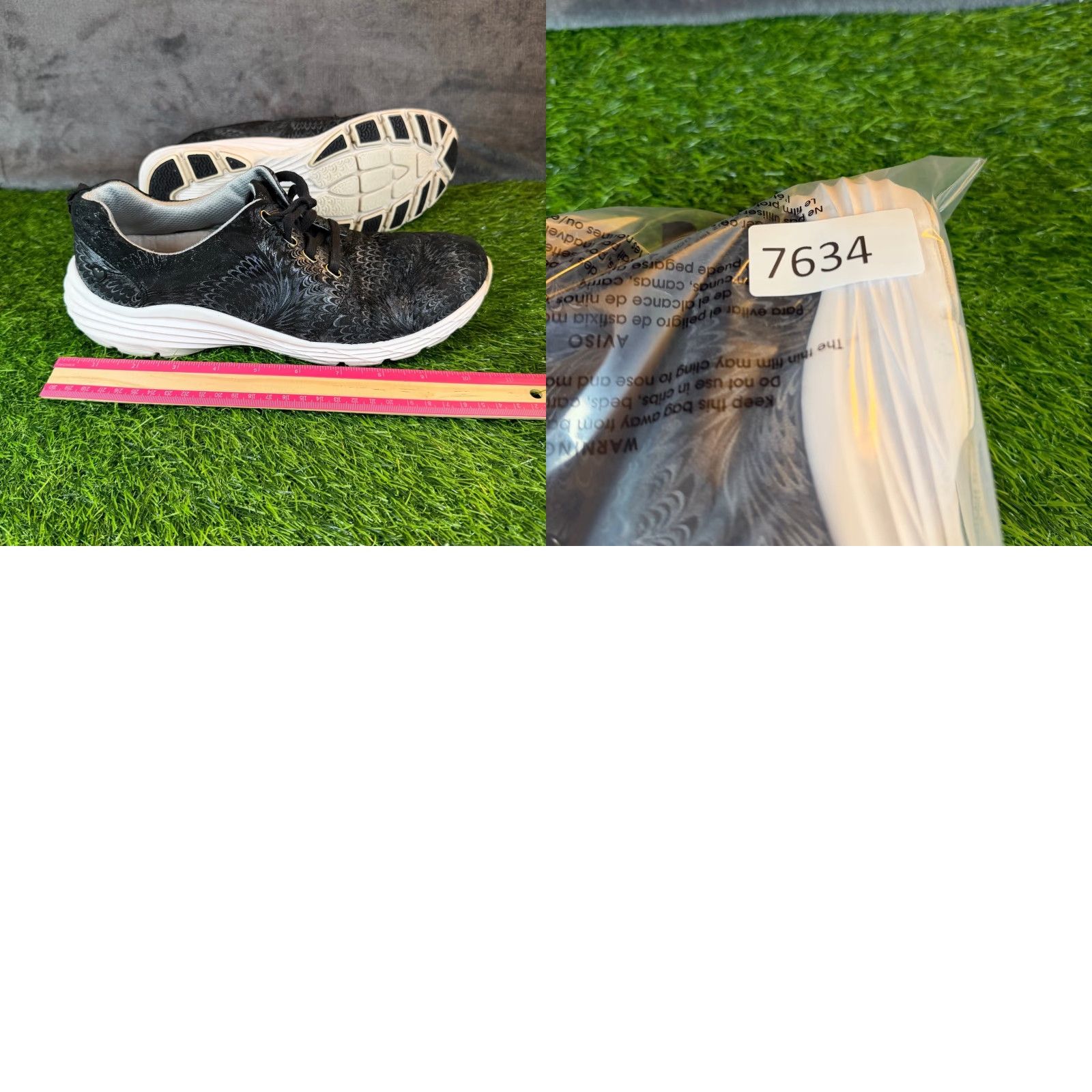 Vintage Nurse Mates Velocity Black Swirl Leather Walking Sneakers Womens 10M VCJK16 Size US 10 / IT 40 - 9 Thumbnail