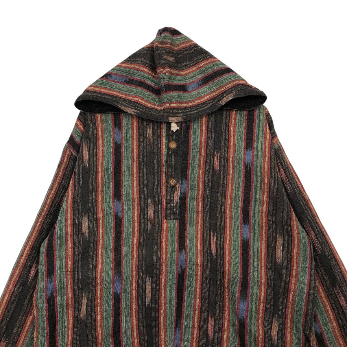 Japanese Brand 🔥VINTAGE BAJRA PULL OVER HICKORY STRIPED LAXMI ISSEY MIYAKE Size US M / EU 48-50 / 2 - 5 Thumbnail