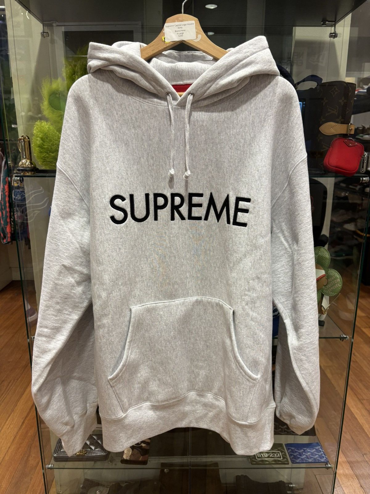 Supreme Supreme Capital Logo Hoodie | Grailed
