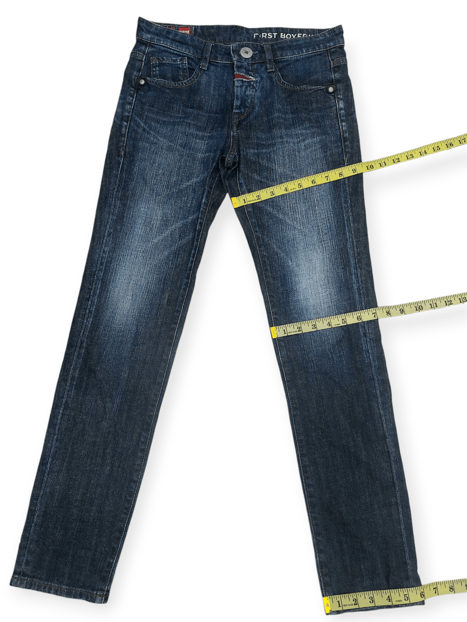 Marithe + Francois Girbaud Marithe + Francois Girbaud Classic First Boyfriend Denim Size 29" - 14 Thumbnail