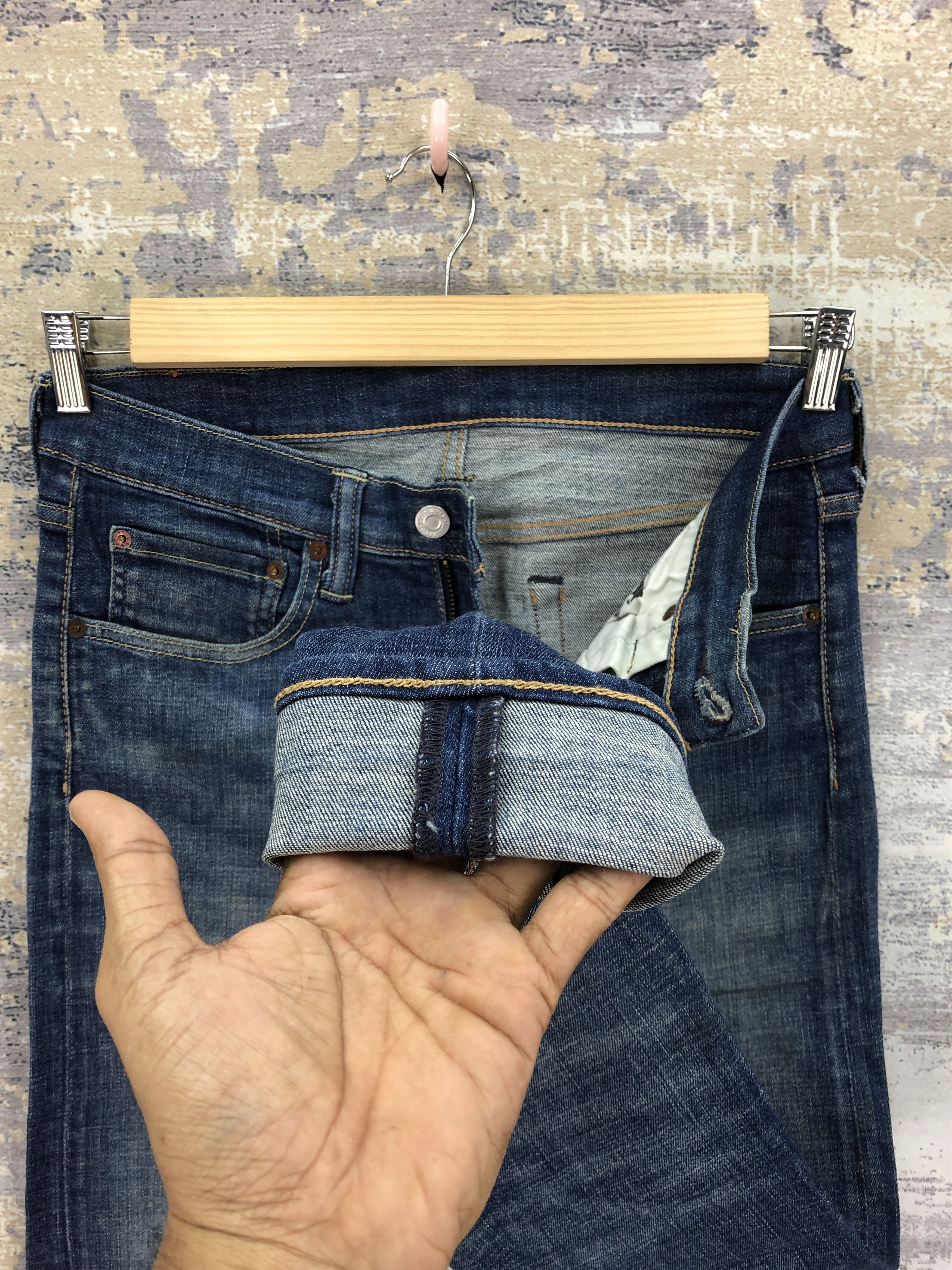 Levi's Vintage Y2K Levis 519 Skinny Jeans Levi's Faded Wash Denim Size US 30 / EU 46 - 10 Thumbnail