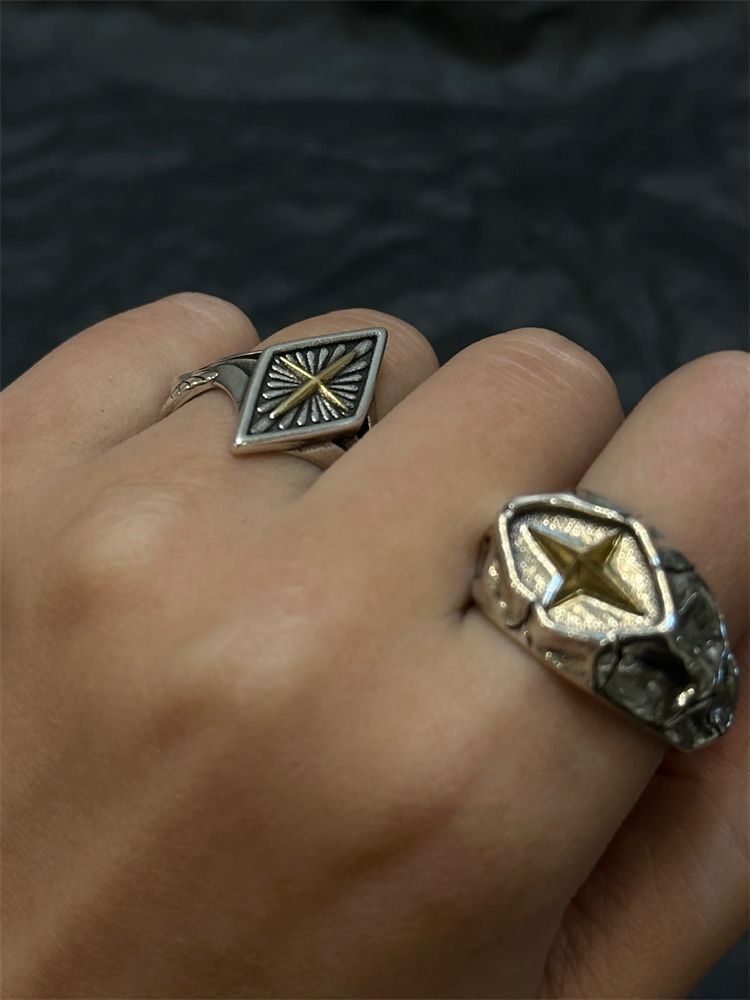 Jewelry Dark Jewelry Rings Open Size Chrome Ring (Size 7-13) Size ONE SIZE - 4 Thumbnail