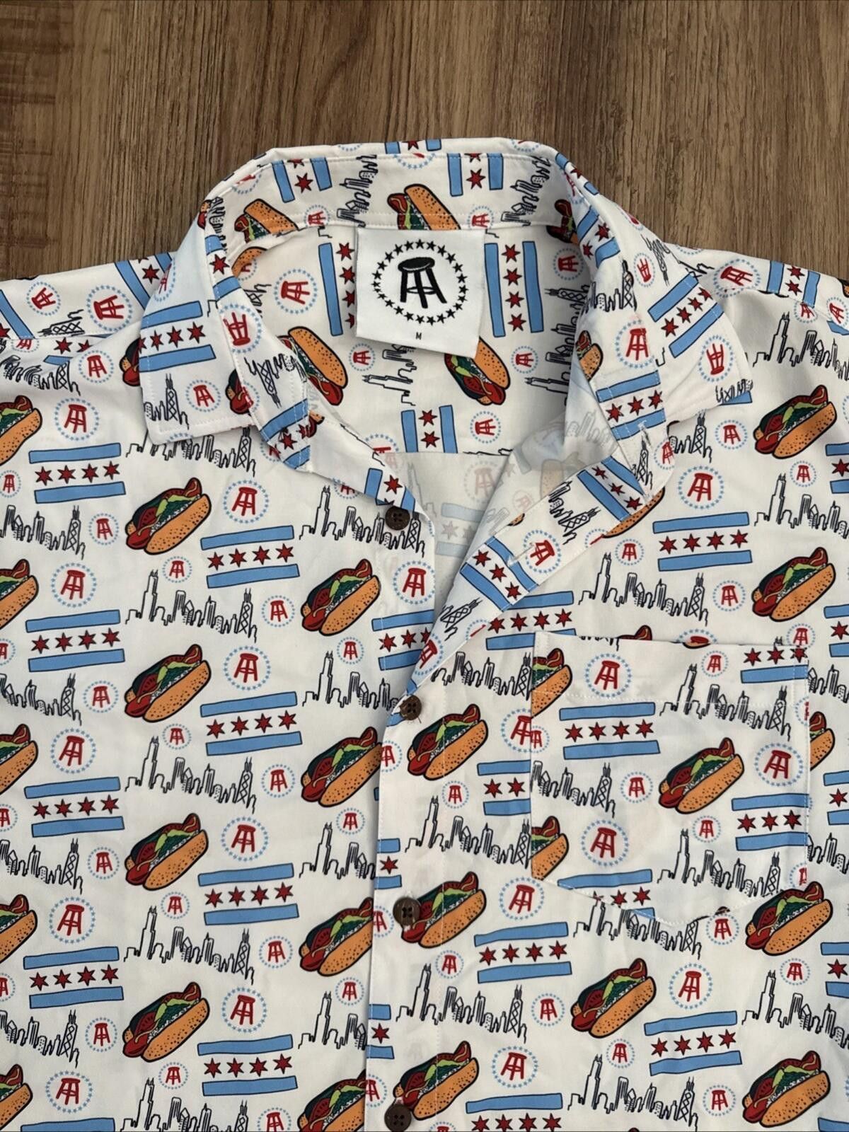 Other Barstool Sports Chicago Hot Dog Hawaiian Shirt Tropical Bros Size US M / EU 48-50 / 2 - 3 Thumbnail