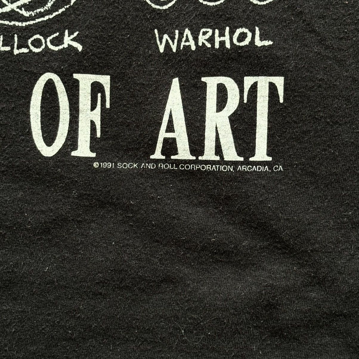 Band Tees 1991 History Of Art Faded Monet Picasso Dali Warhol T-shirt Size US XL / EU 56 / 4 - 3 Thumbnail