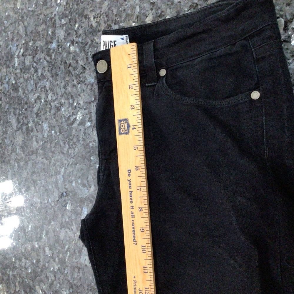 Paige PAIGE Peg Super Skinny Black Jeans - Size 31 Size 31" - 7 Thumbnail