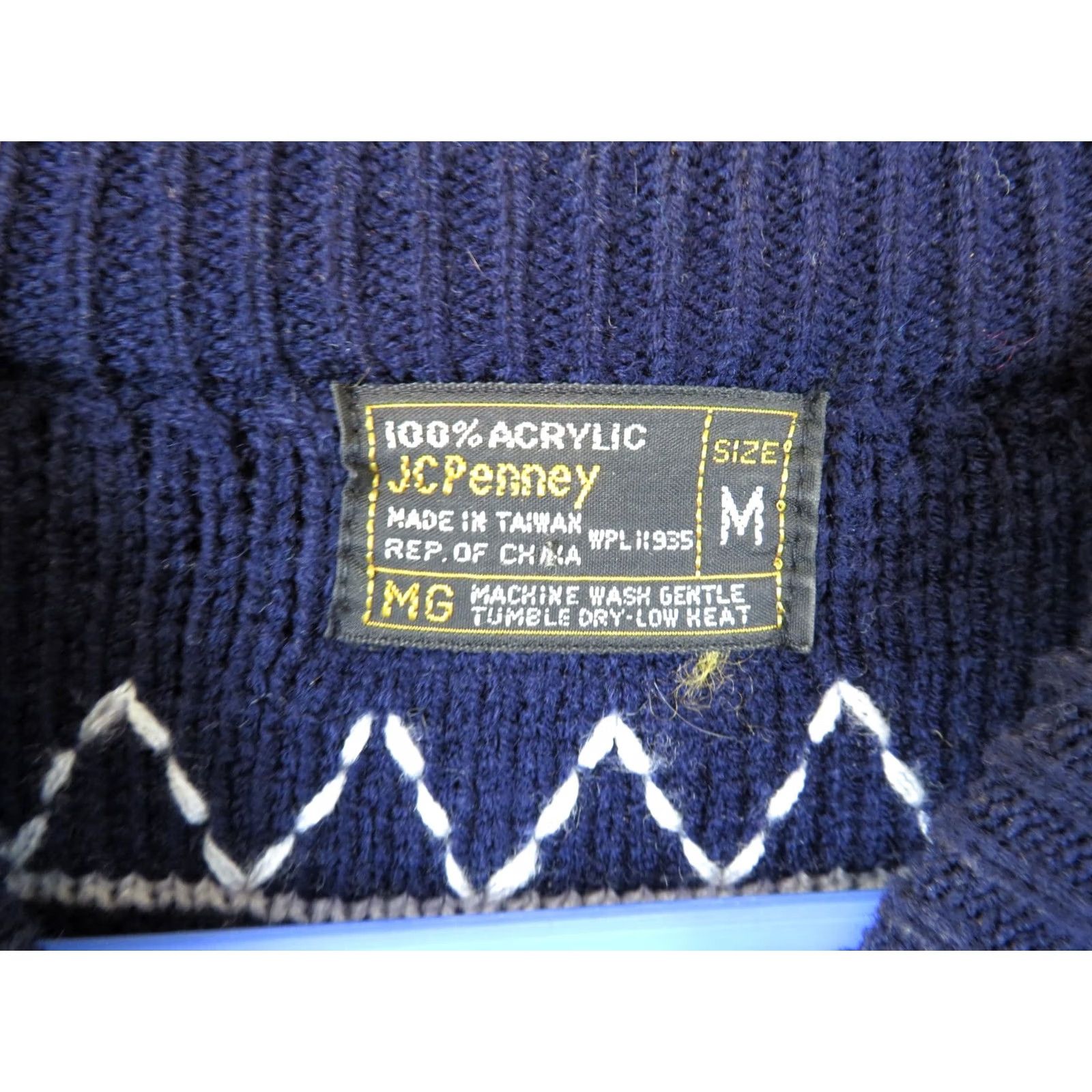 Vintage VINTAGE Snowflake Christmas Sweater Women Medium M Knit Design Retro Hobo JC Penney Size M / US 6-8 / IT 42-44 - 5 Thumbnail
