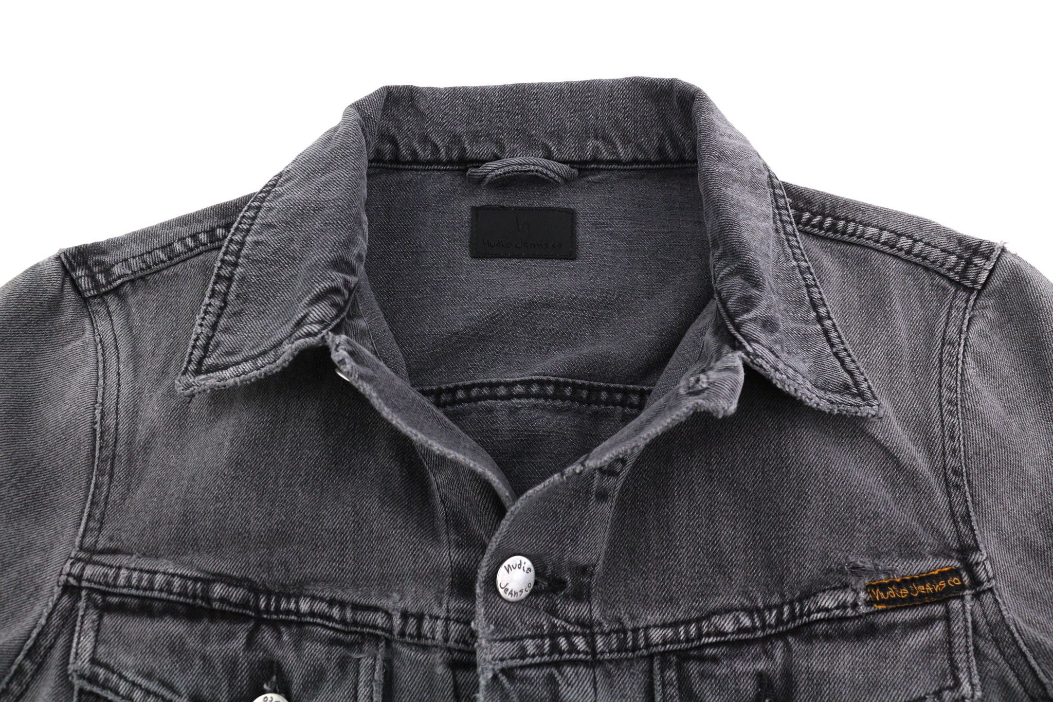 Nudie Jeans BILLY S Desolation Grey Polo Patch Pockets Jacket 82466 Size US S / EU 44-46 / 1 - 4 Thumbnail