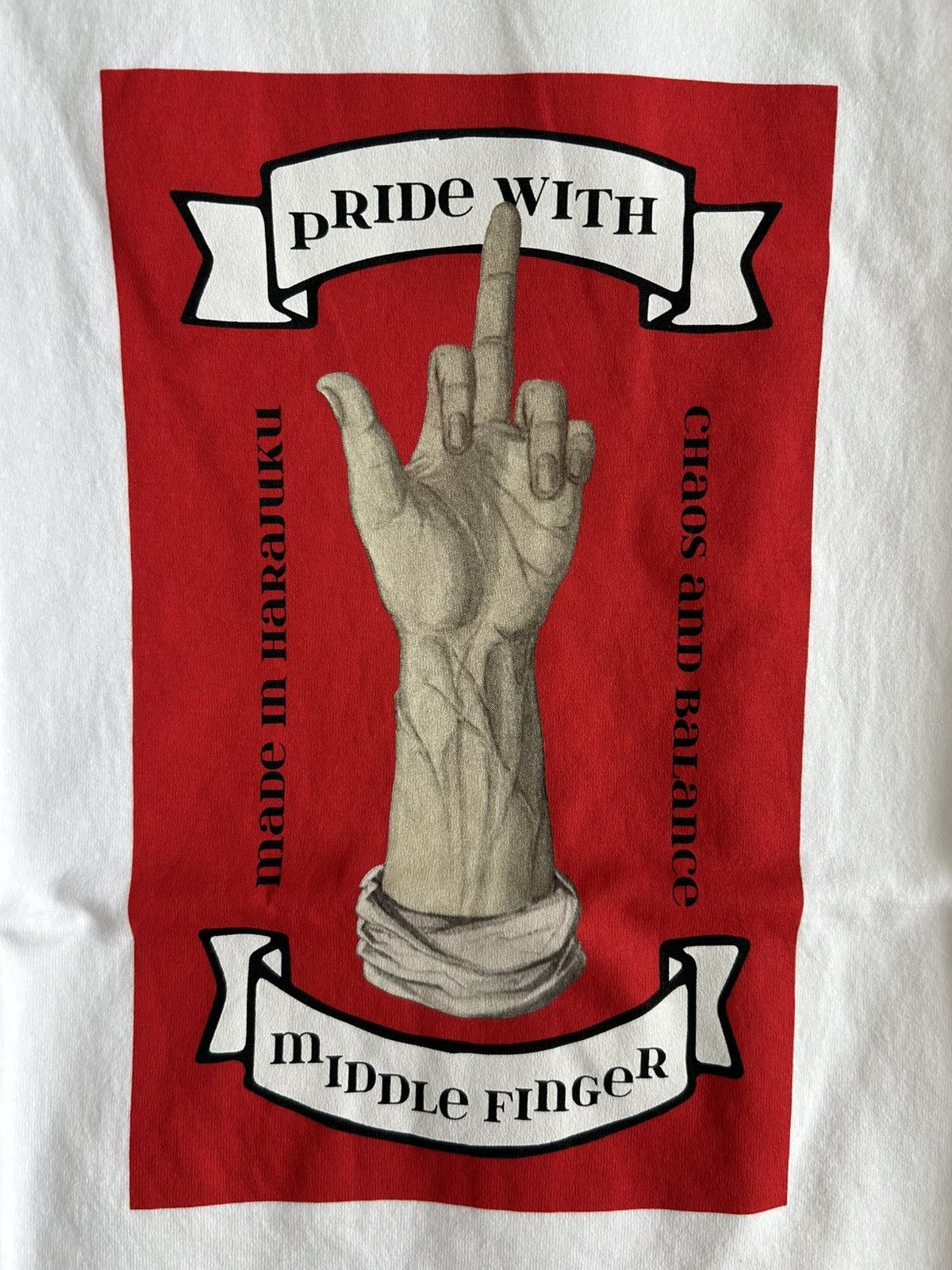 Japanese Brand Undercover Middle Finger Tee Made in Japan 4 Size US XL / EU 56 / 4 - 2 Thumbnail