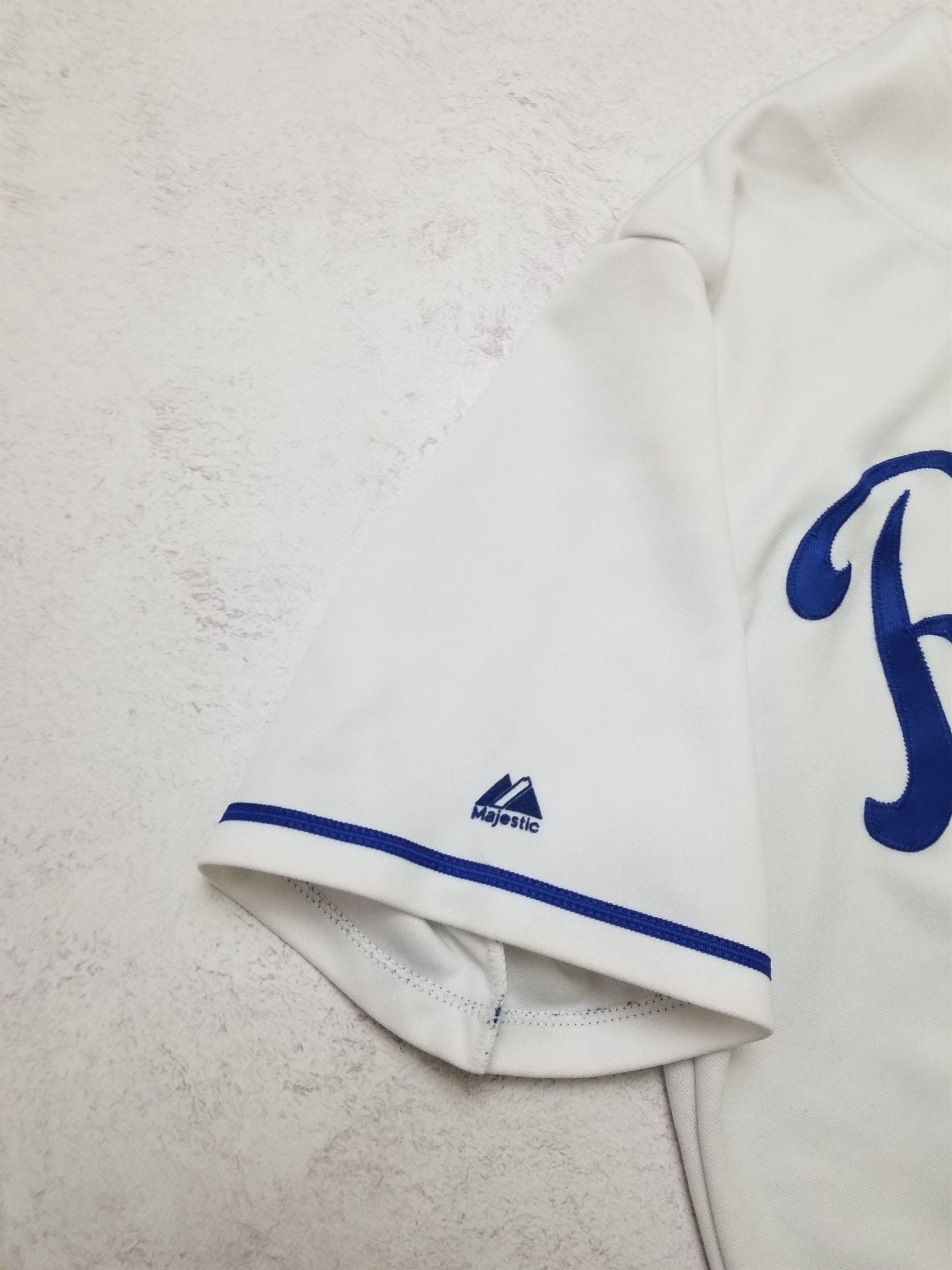 Majestic Vintage Majestic MLB Kansas City Royals White Jersey Size US S / EU 44-46 / 1 - 6 Thumbnail
