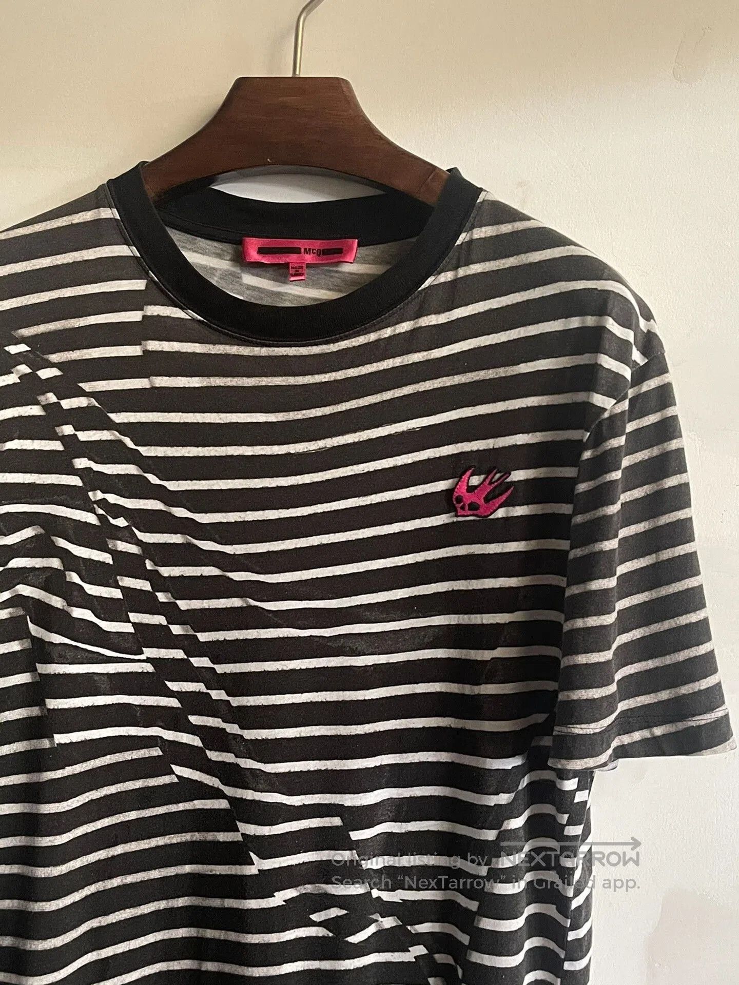 Alexander McQueen Alexander McQueen Short Sleeve Striped Top. Size US M / EU 48-50 / 2 - 5 Thumbnail