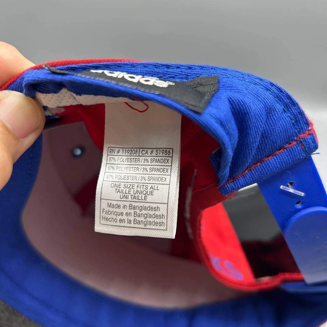 Adidas Kansas Jayhawks Hat Men Embroidered Strap Back Cap New Size ONE SIZE - 4 Thumbnail