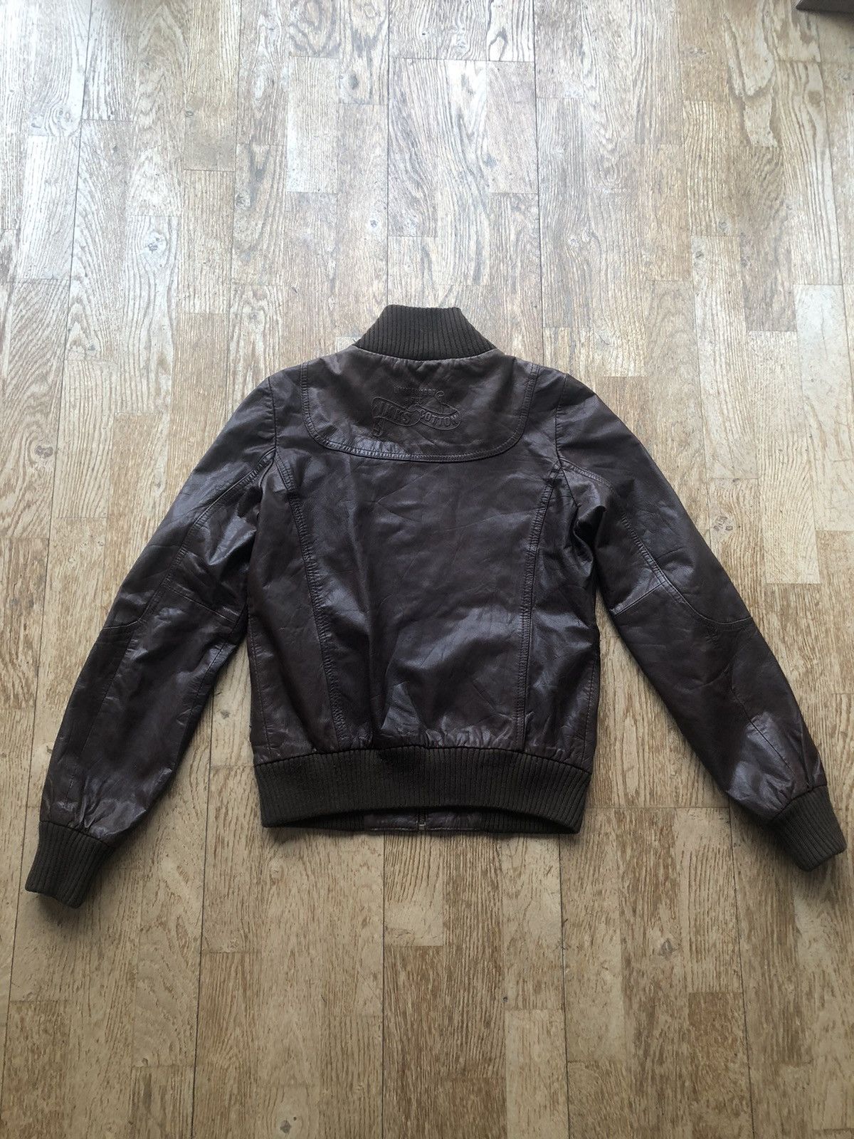 IKKS × Vintage IKKS VINTAGE RARE QUALITY LEATHER JACKET Size US M / EU 48-50 / 2 - 2 Thumbnail