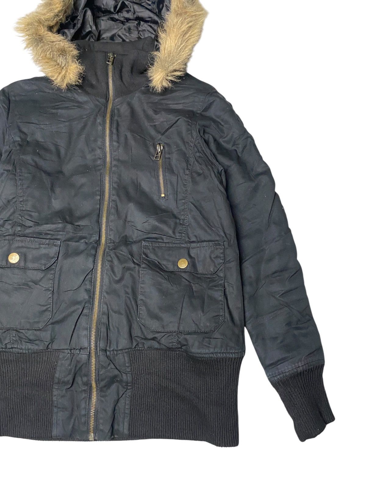 If Six Was Nine 2000's Recette Fur Parka Jacket Size US M / EU 48-50 / 2 - 3 Thumbnail