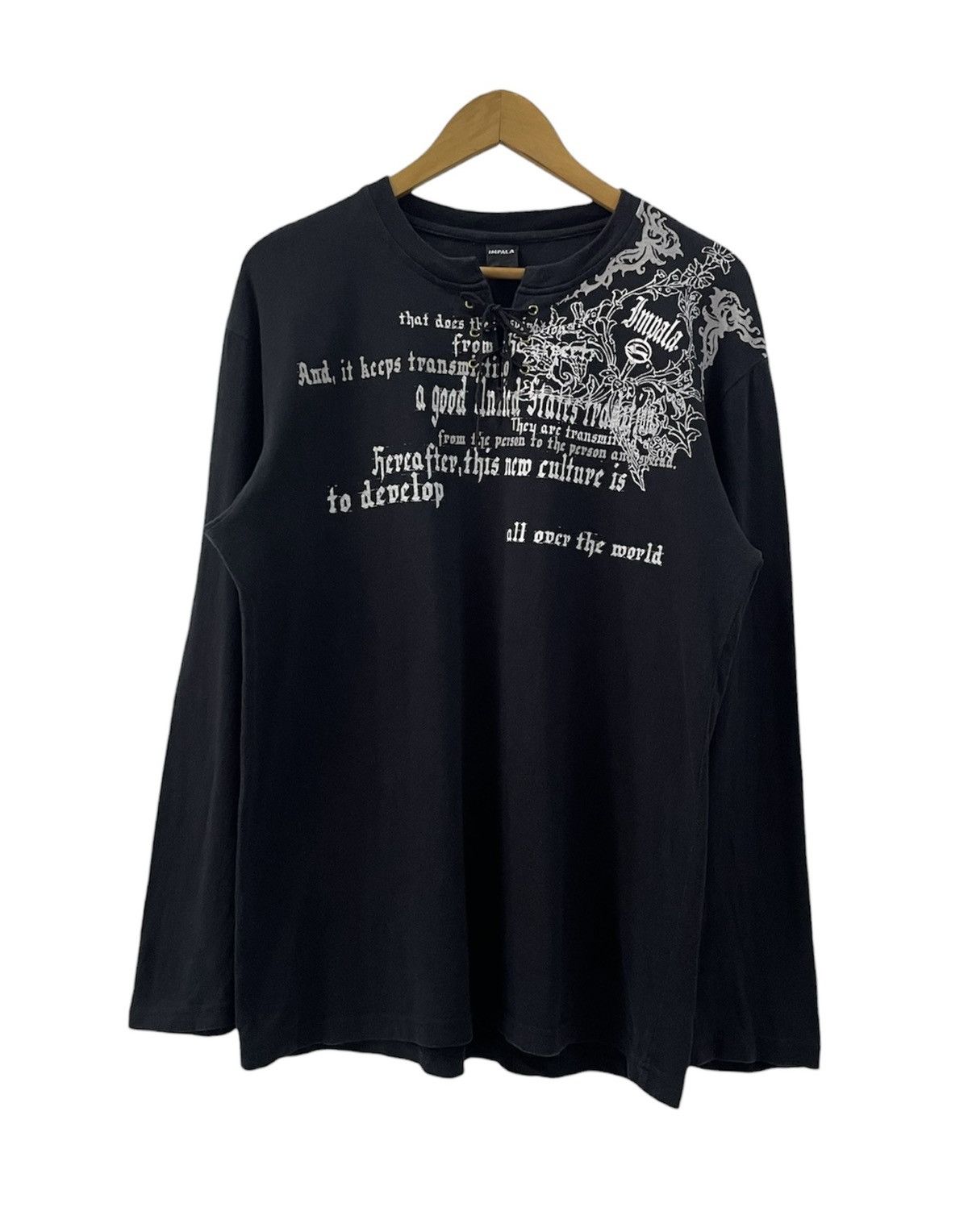 If Six Was Nine Impala Japan Poem Lace Tshirts Size US M / EU 48-50 / 2 - 2 Thumbnail
