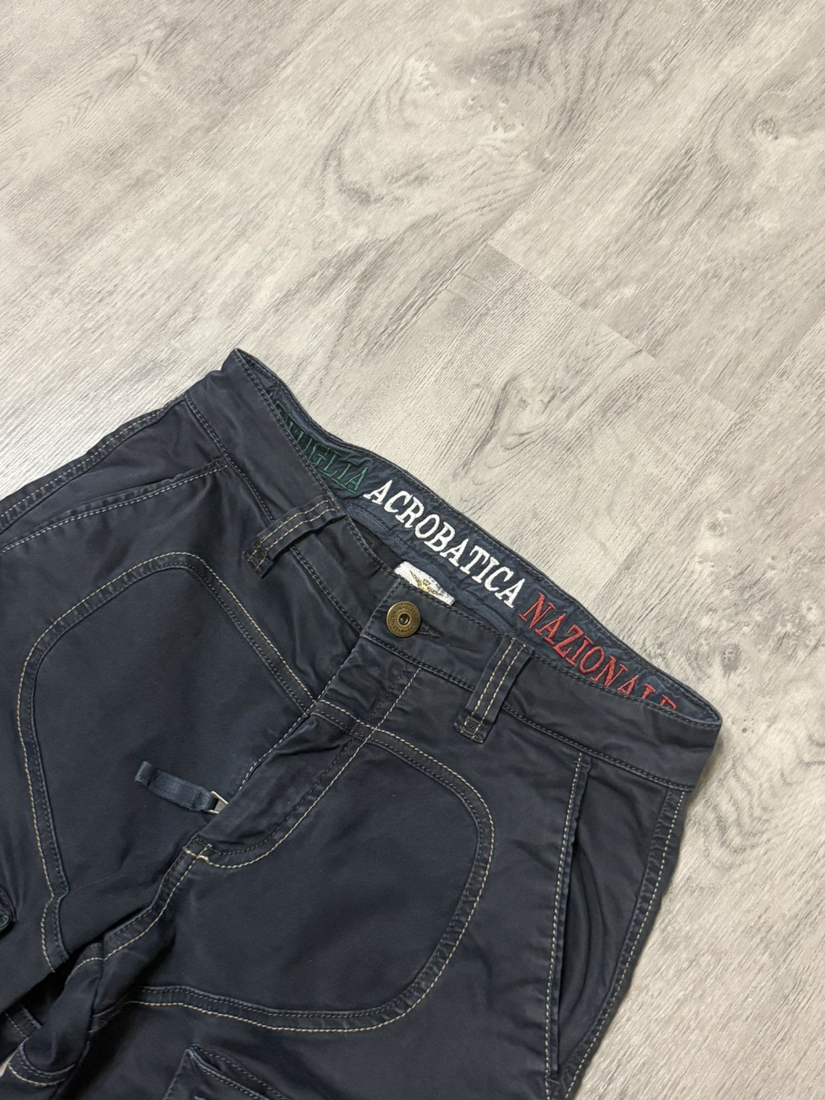 Aeronautica Militare Navy Blue Military Spec Cargo Pants Trousers Aeronautica Size US 28 / EU 44 - 4 Thumbnail