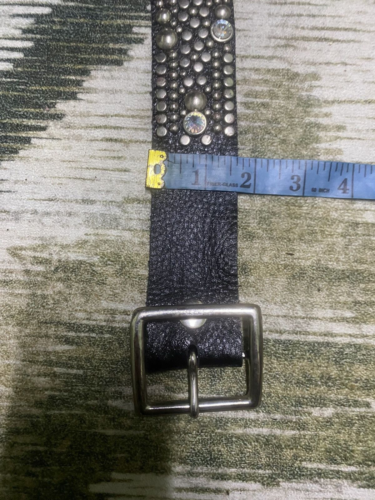 Japanese Brand (SENDOFFER) Vintage Full Studded Leather Belt Size ONE SIZE - 11 Thumbnail
