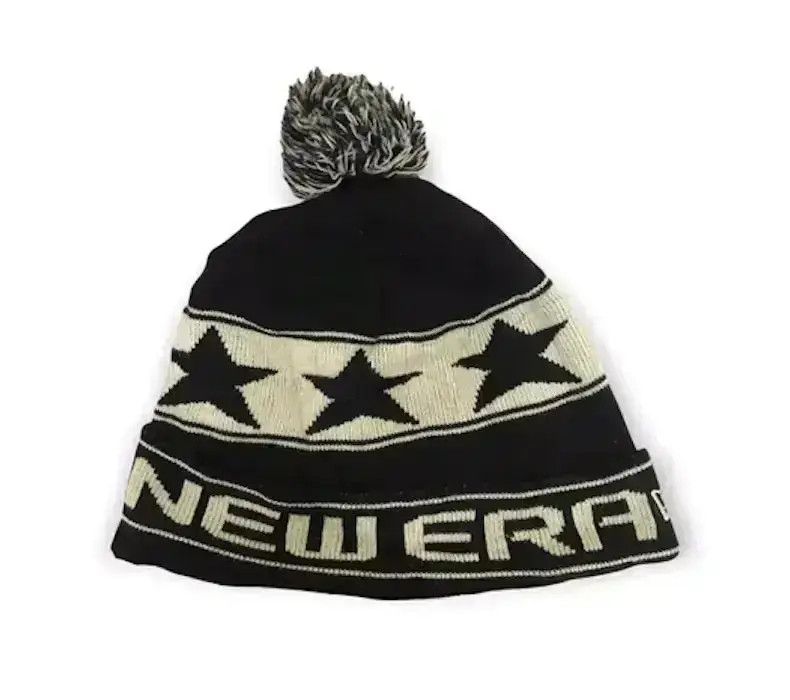 New Era New Era Fullprint Bobble Beanie Hat Size ONE SIZE - 4 Thumbnail