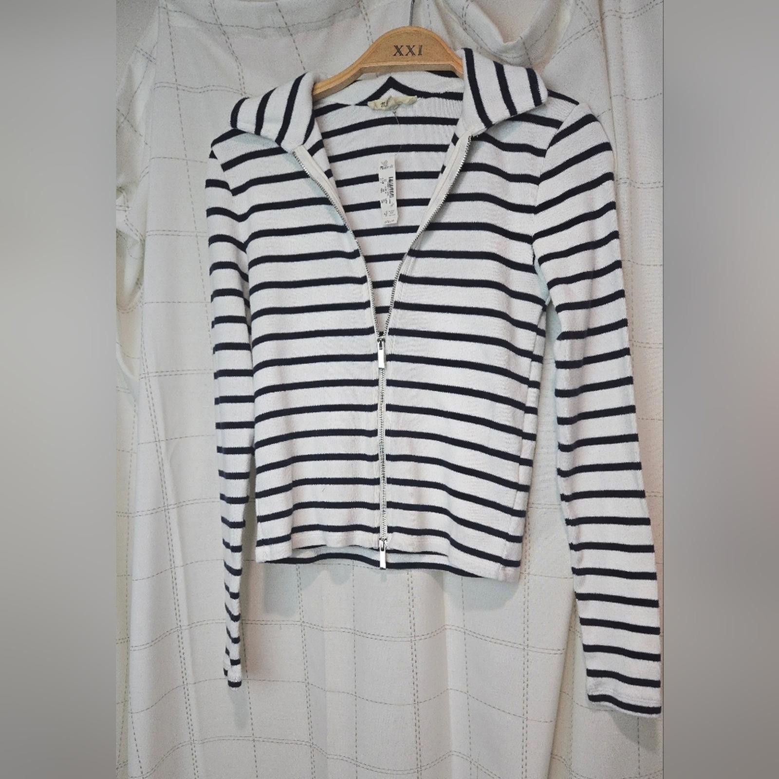 Madewell Madewell Ribbed Zip-Front Tee Size XS / US 0-2 / IT 36-38 - 2 Thumbnail