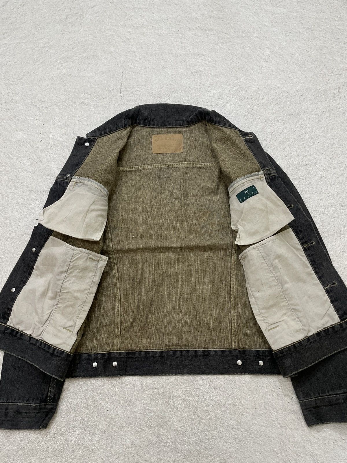 14th Addiction 00s Japan Denim Black Jacket Washed Hysteric Y2K If6was9 LGB Size US M / EU 48-50 / 2 - 5 Thumbnail