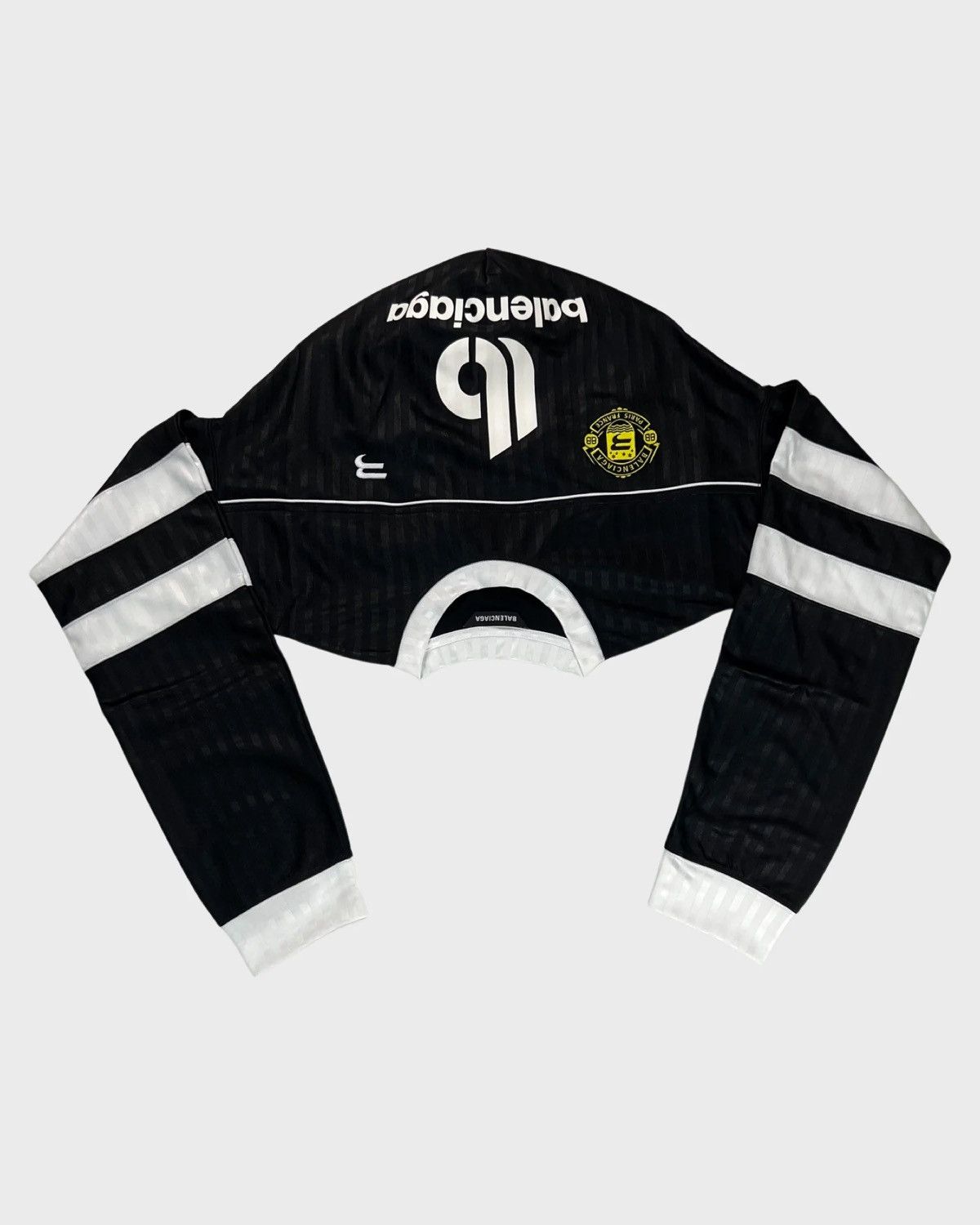 Balenciaga BALENCIAGA SS22 RUNWAY SOCCER HOOD SCARF SZ:M