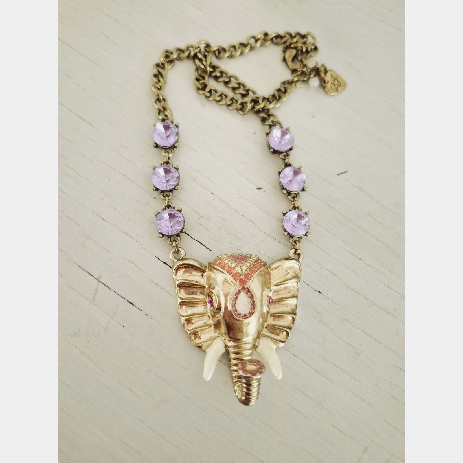 Other Vintage Betsey Johnson Elephant Necklace Size ONE SIZE - 1 Thumbnail