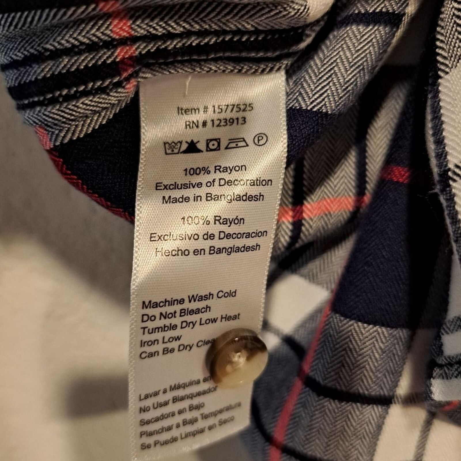 JACHS NY Jachs Girlfriend NY button-up plaid shirt 100% rayon sz XXL Size XXL / US 16-18 / IT 52-54 - 3 Thumbnail
