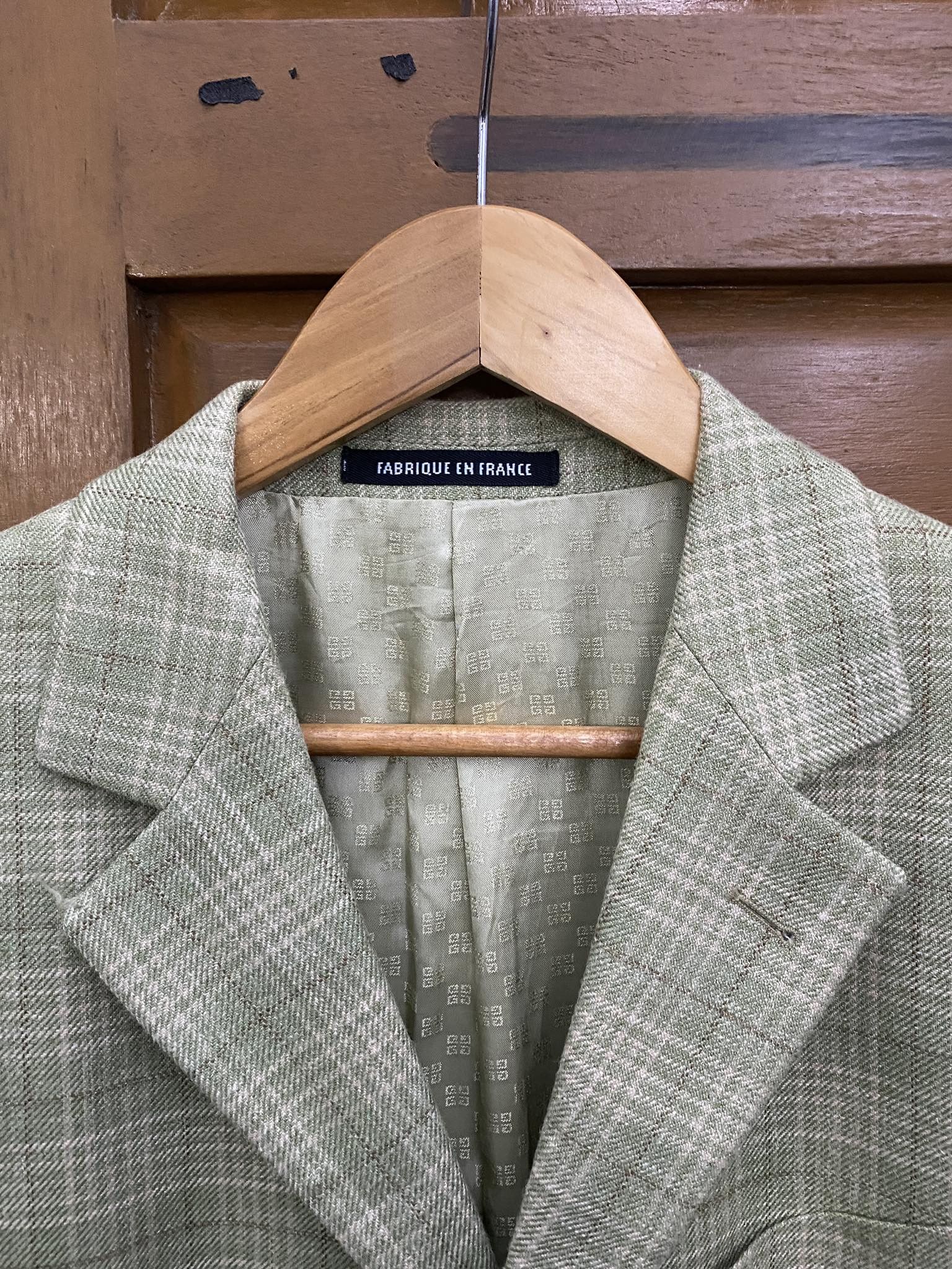 Givenchy Givenchy Classic Fit Plaid Suit Wool Blazer Size US L / EU 52-54 / 3 - 2 Thumbnail
