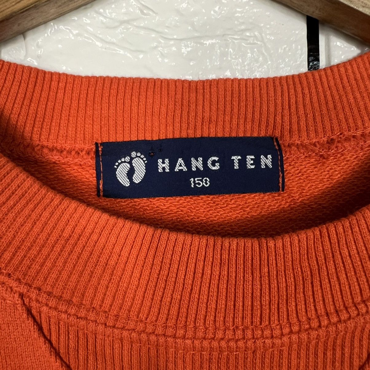 Hang Ten Y2k Vintage HANG TEN Big Logo Crewneck Sweatshirt #3942-C180 Size US S / EU 44-46 / 1 - 12 Thumbnail