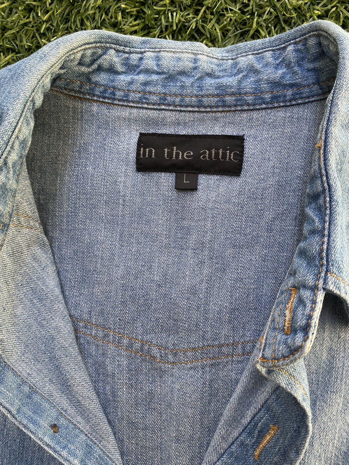In The Attic Vintge In The Attic Washed Denim Shirts Size US M / EU 48-50 / 2 - 5 Thumbnail