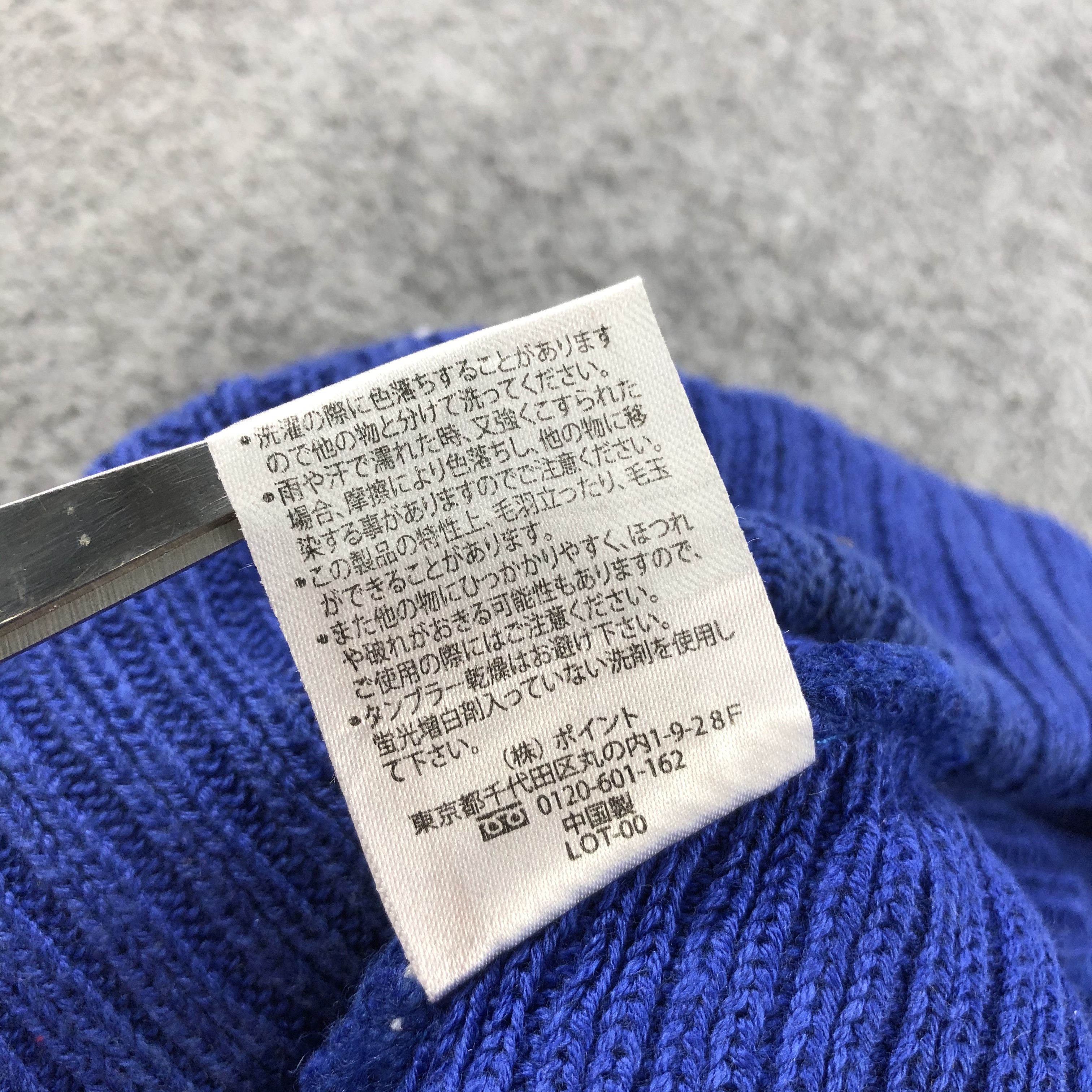 Global Work Global Work Blue Beanie Snowcap Snow Hat B463 Size ONE SIZE - 8 Thumbnail