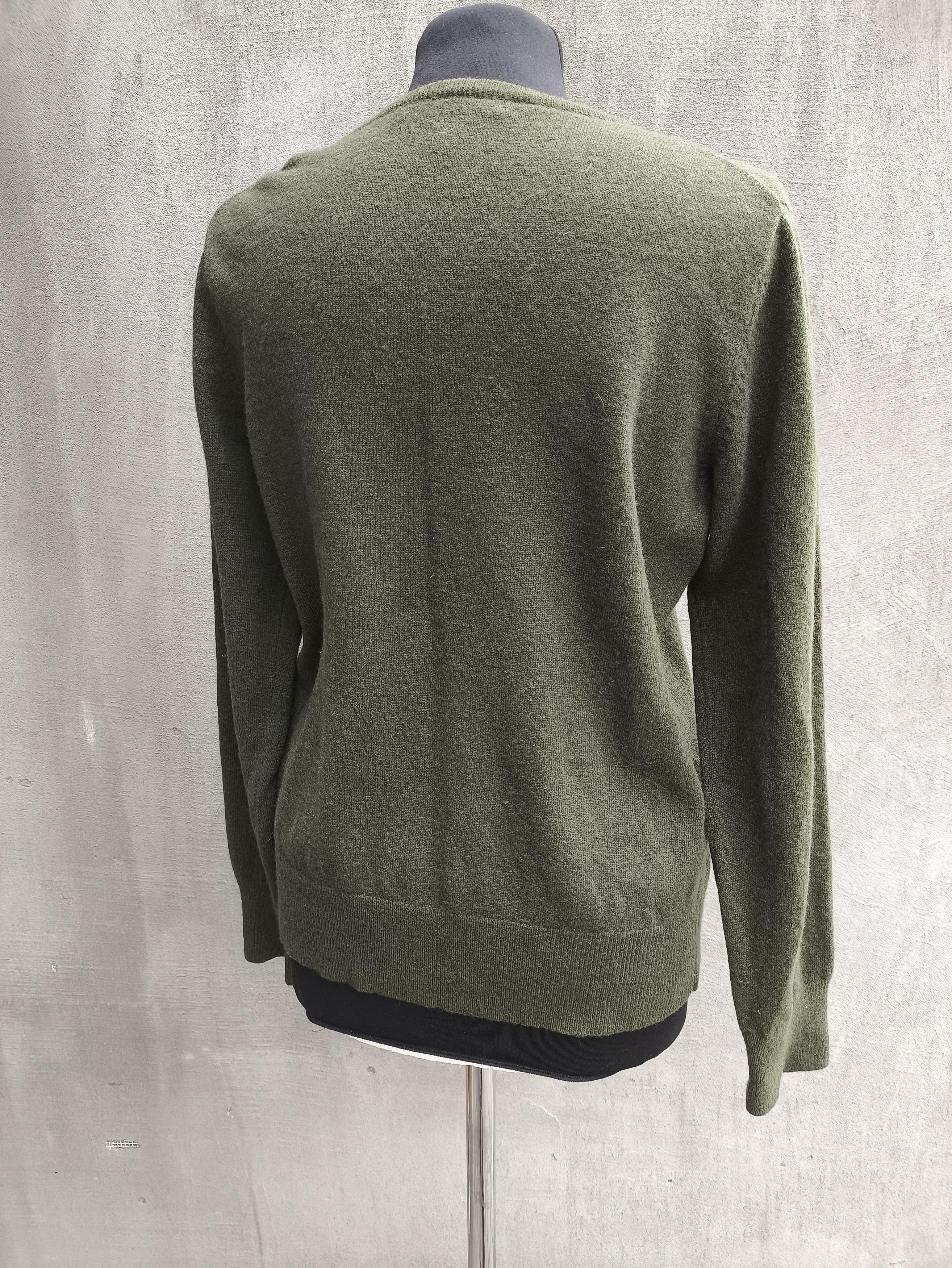 Gant GANT Premium 100% Lambswool Sweater – Forest Green Size XL / US 12-14 / IT 48-50 - 3 Thumbnail