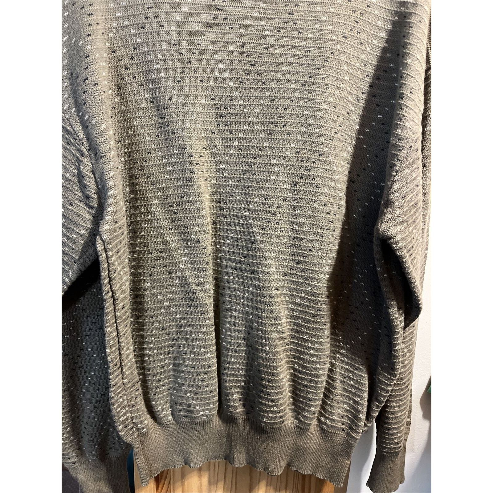 Tricots St. Raphael Tricots St. Raphael Bloomingdales Mens L Gray Cotton Sweater Size US L / EU 52-54 / 3 - 9 Thumbnail