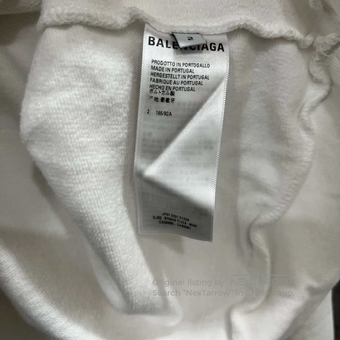 Balenciaga Balenciaga Letter Logo Hooded Sweatshirt| Size US M / EU 48-50 / 2 - 4 Thumbnail