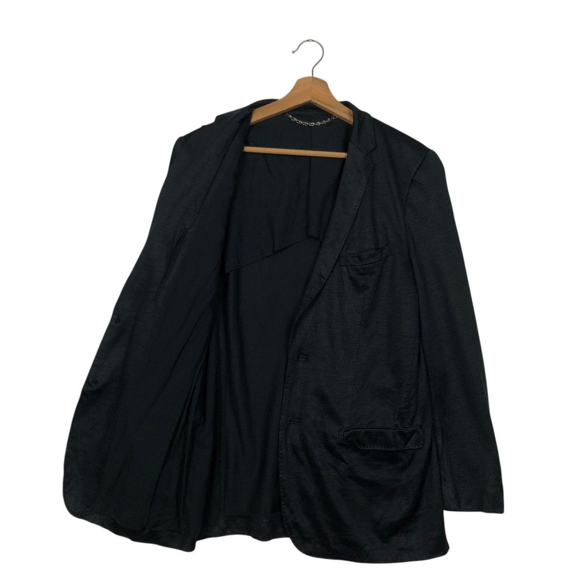 Maison MIHARA YASUHIRO 🔥RICH BLACK COATS JACKET MIHARAYASUHIRO DOUBLE BREASTED Size US S / EU 44-46 / 1 - 13 Thumbnail