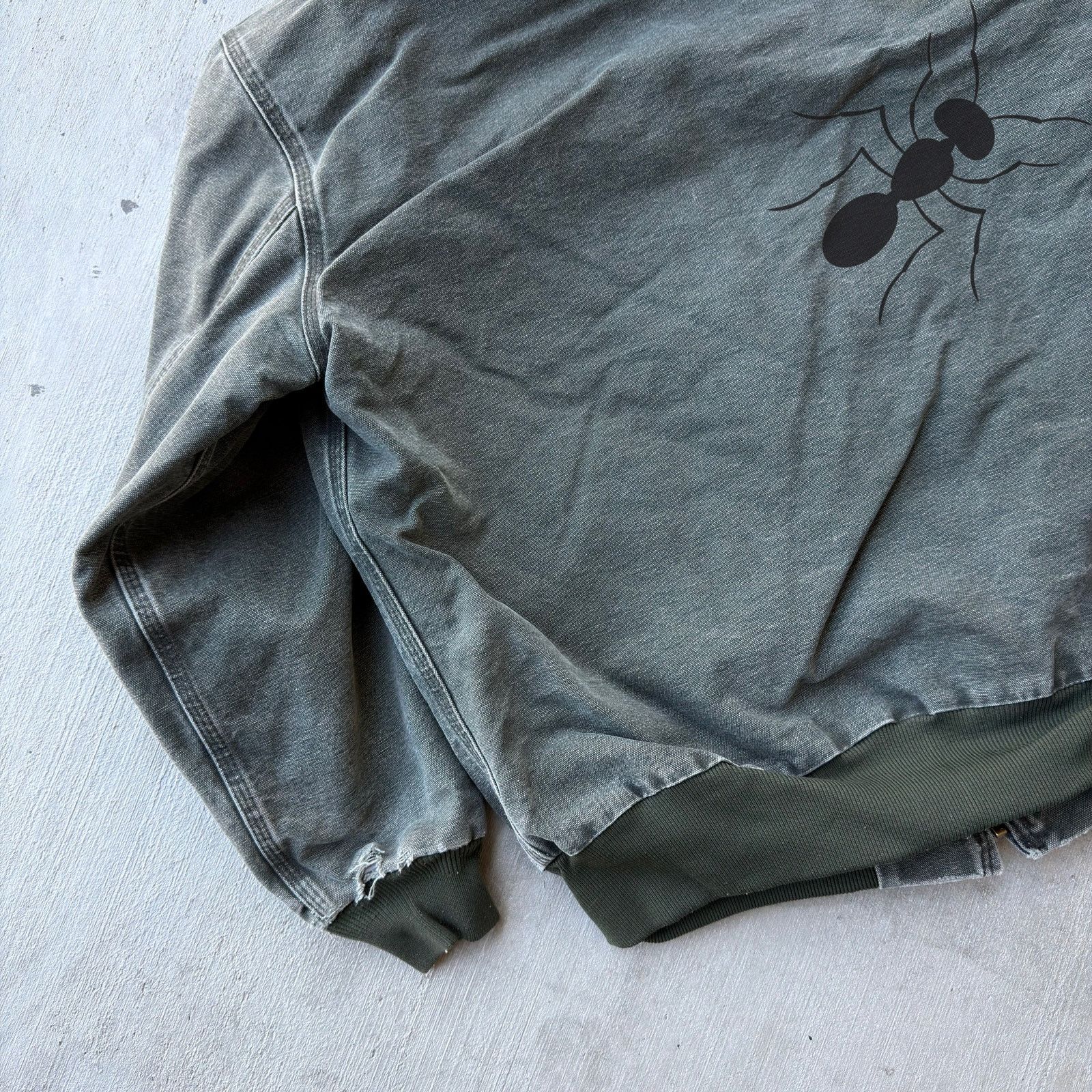 Carhartt × Vintage Carhartt WOMENS WJ130 MOS green hooded work wear jacket Size US XL / EU 56 / 4 - 7 Thumbnail