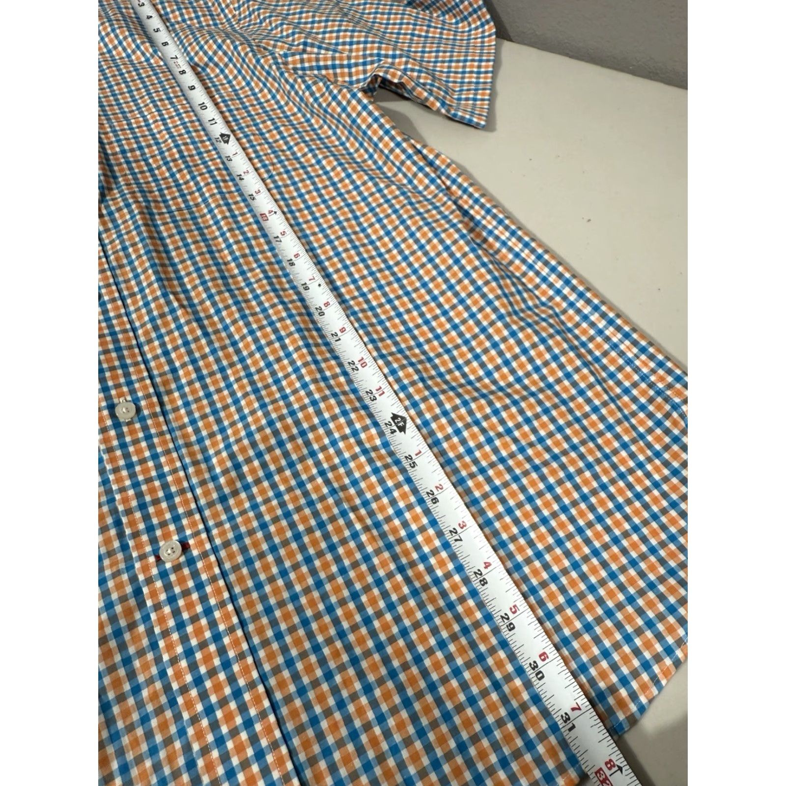 Cremieux Daniel Cremieux Shirt Mens L Blue Plaid Signature Collection Button Short Sleeve Size US L / EU 52-54 / 3 - 2 Thumbnail