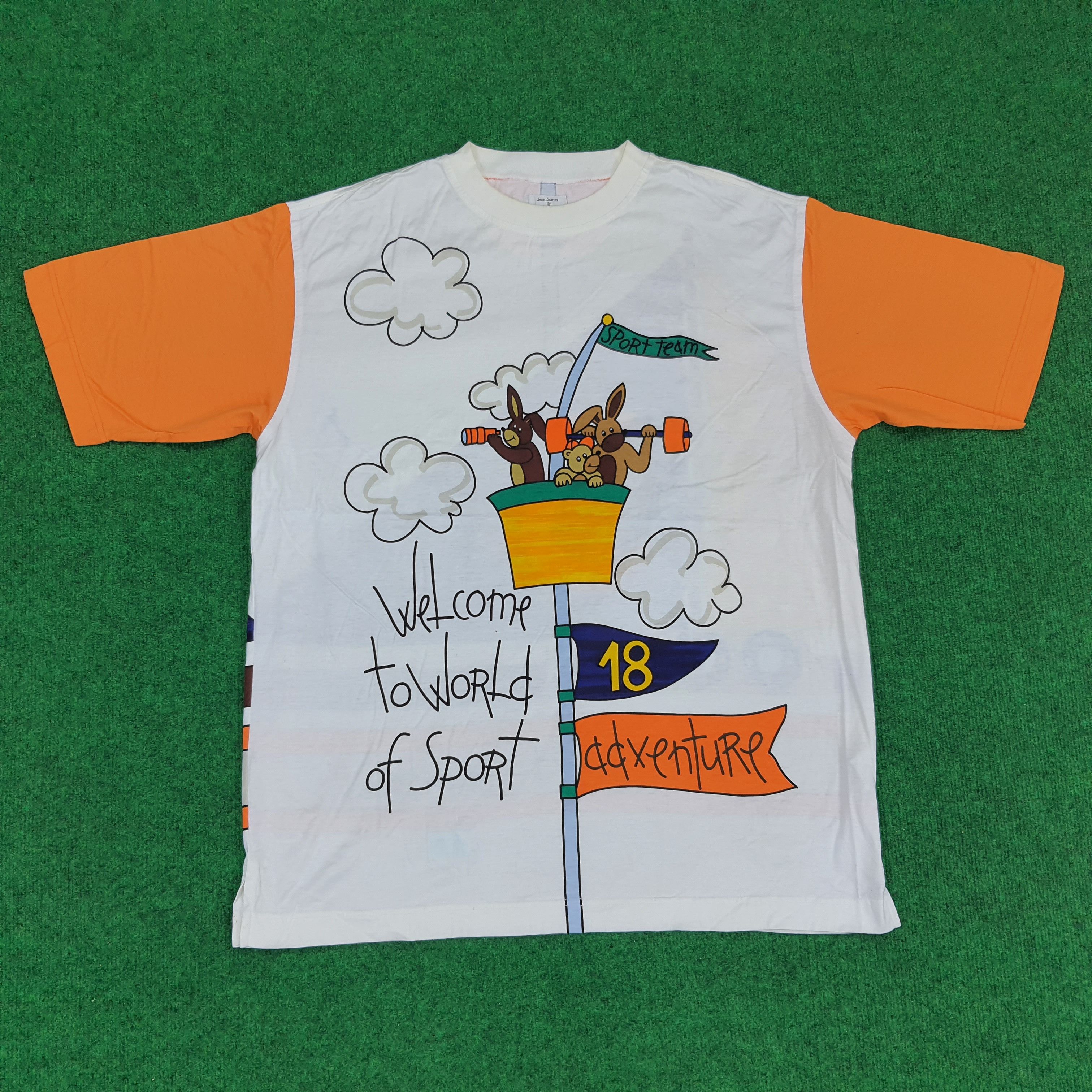Jean Charles De Castelbajac × Vintage Vintage Jean Charles De Castelbajac Designer T-shirt Size US XL / EU 56 / 4 - 1 Thumbnail