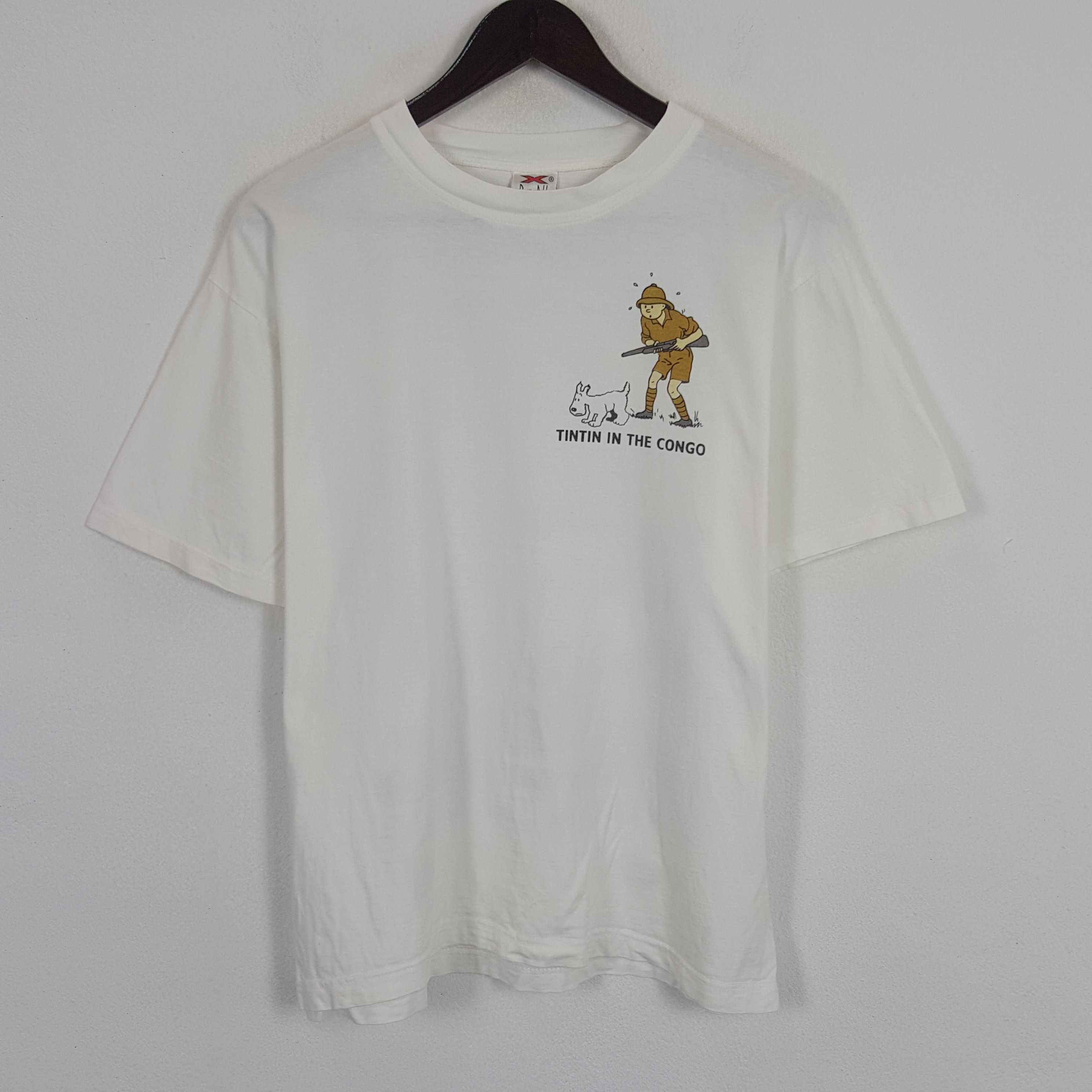 Japanese Brand × Vintage Vintage Tintin in The Congo Tshirt Size US L / EU 52-54 / 3 - 3 Thumbnail