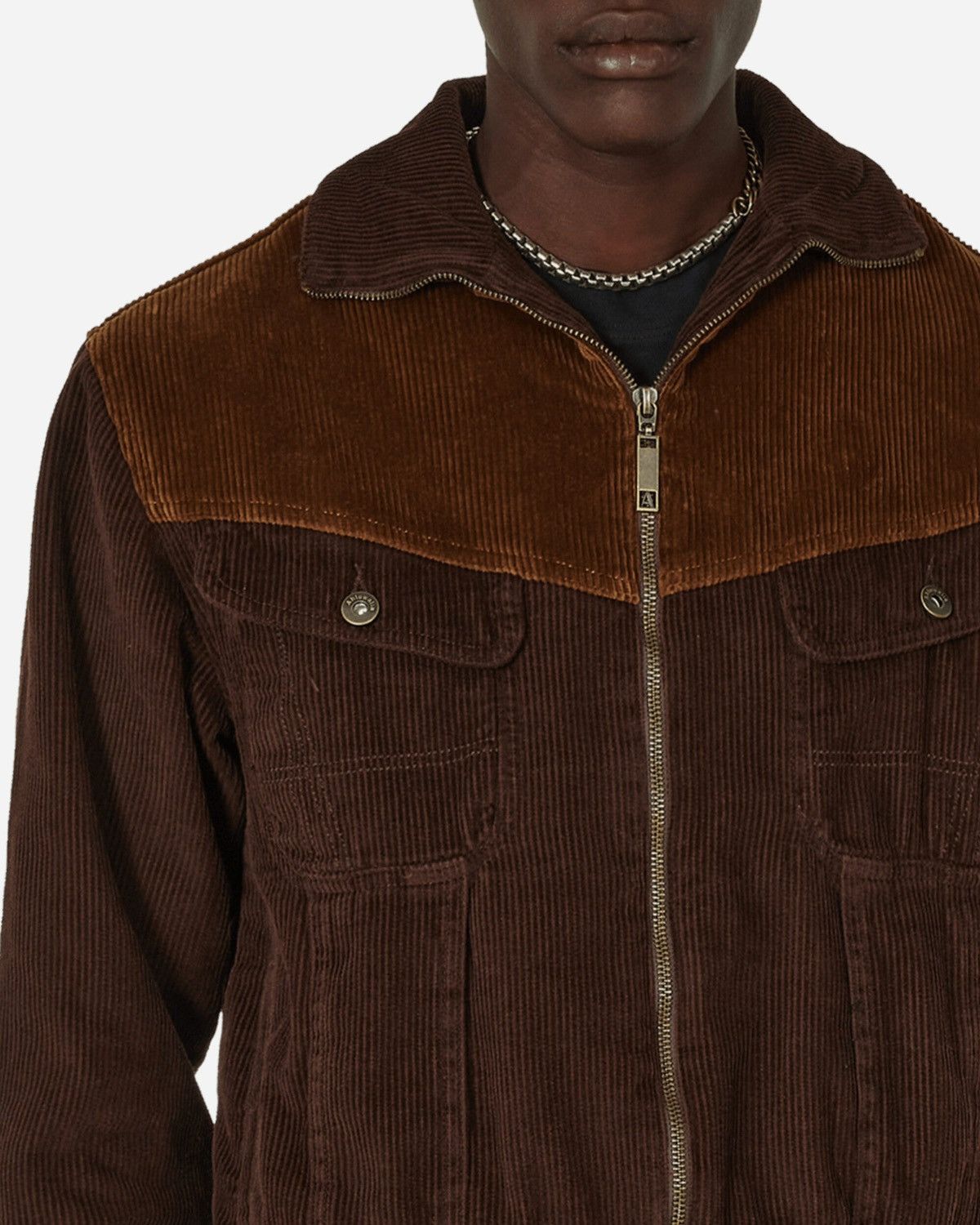 Ahluwalia !DS! AW23 Ahluwalia Iniquity Two Tone Corduroy Brown Jacket Size US L / EU 52-54 / 3 - 7 Thumbnail