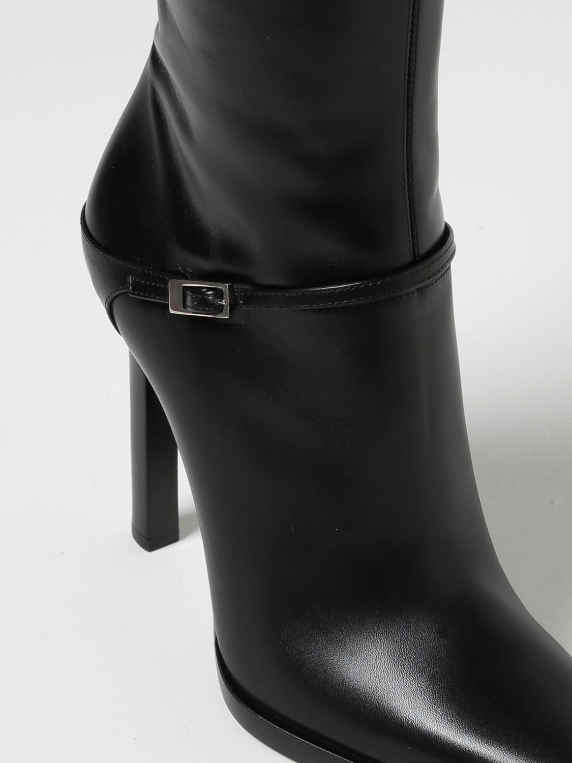 Saint Laurent Paris o1s1wg110225 755230 Νina 110 Boots Anilou in Black Size US 6 / IT 36 - 4 Thumbnail