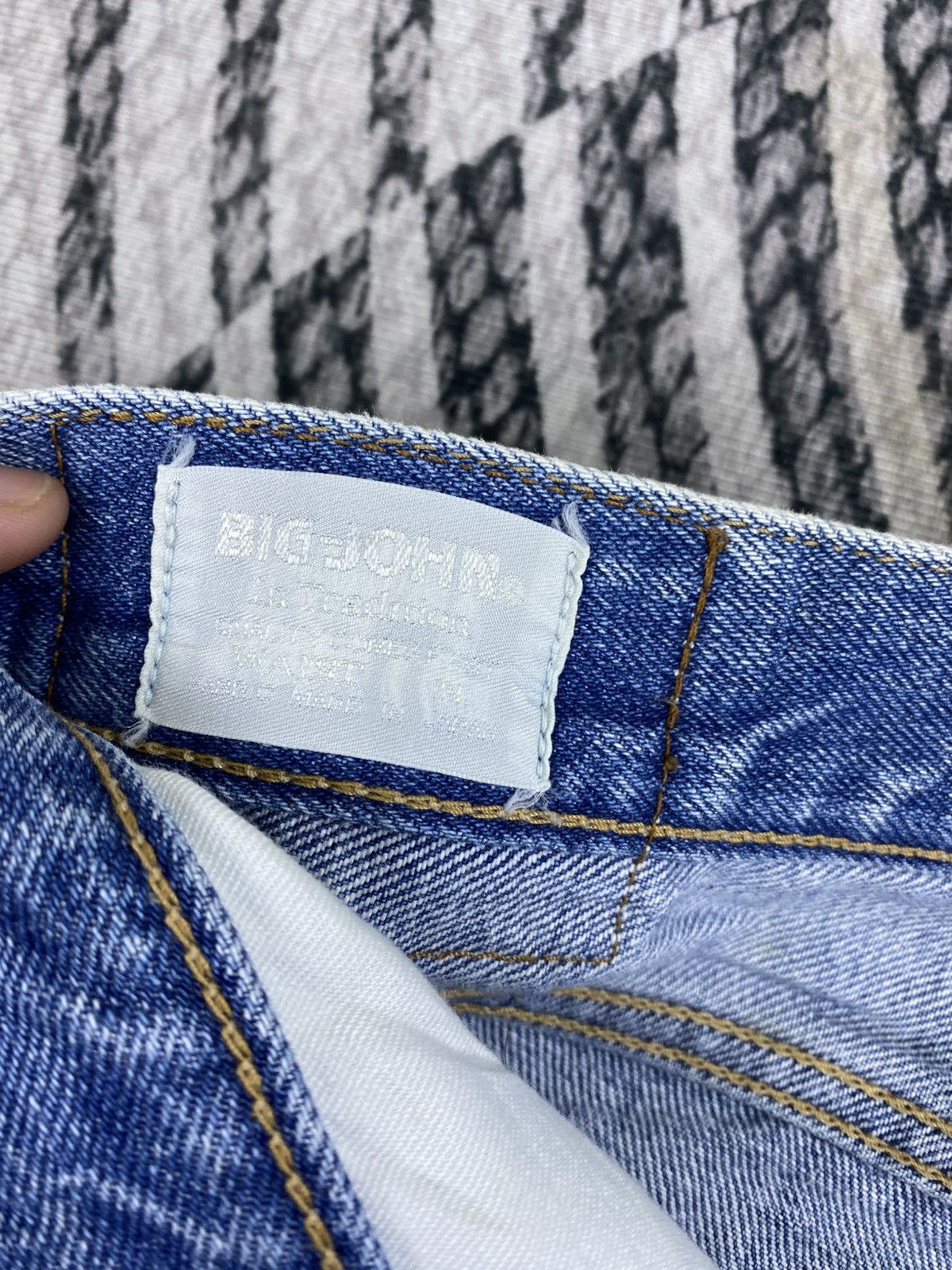 Big John Vintage Big John Blue Straight Cutting Denim Jeans Size US 32 / EU 48 - 11 Thumbnail
