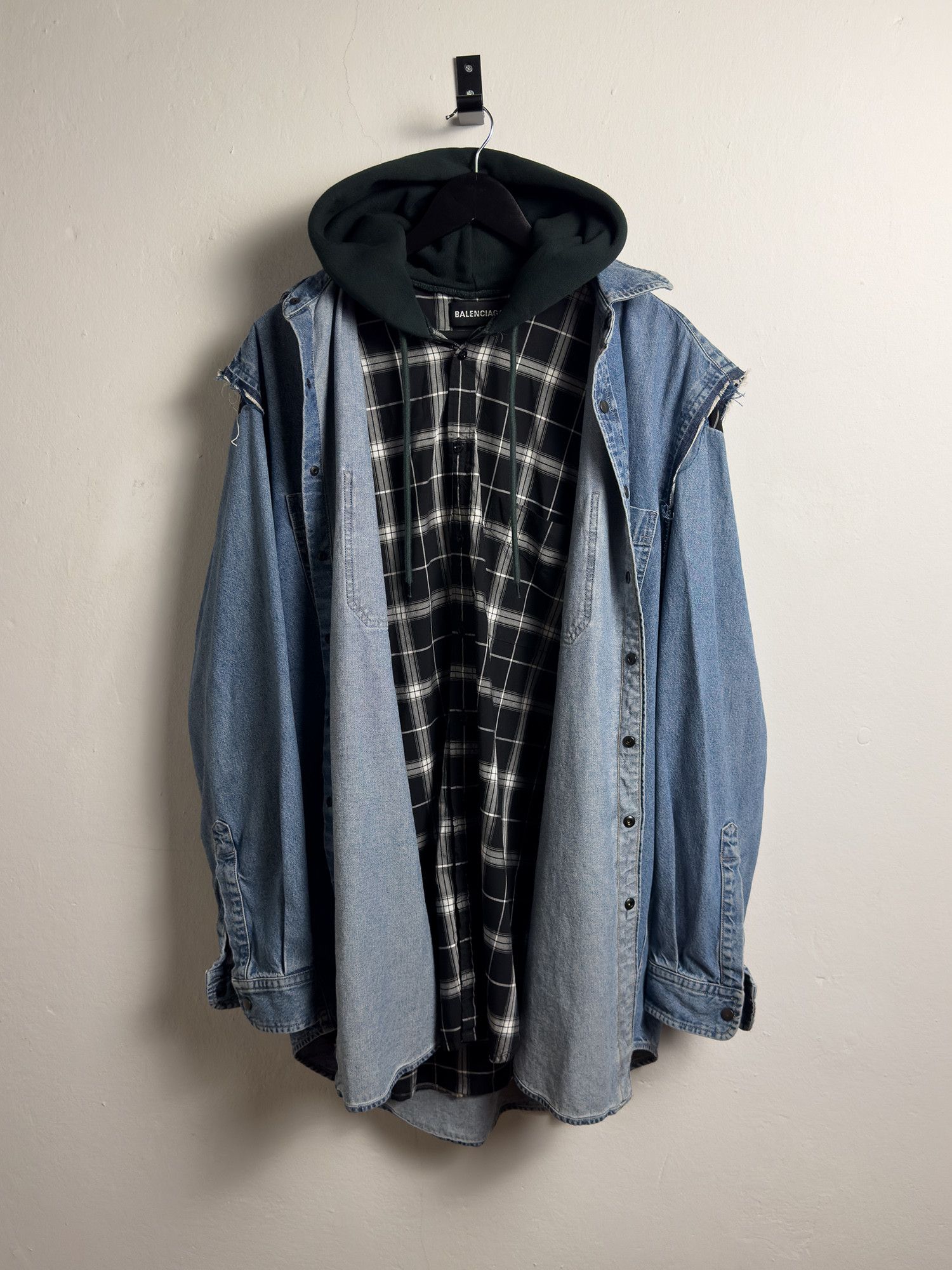 Balenciaga Layered Jacket | Grailed