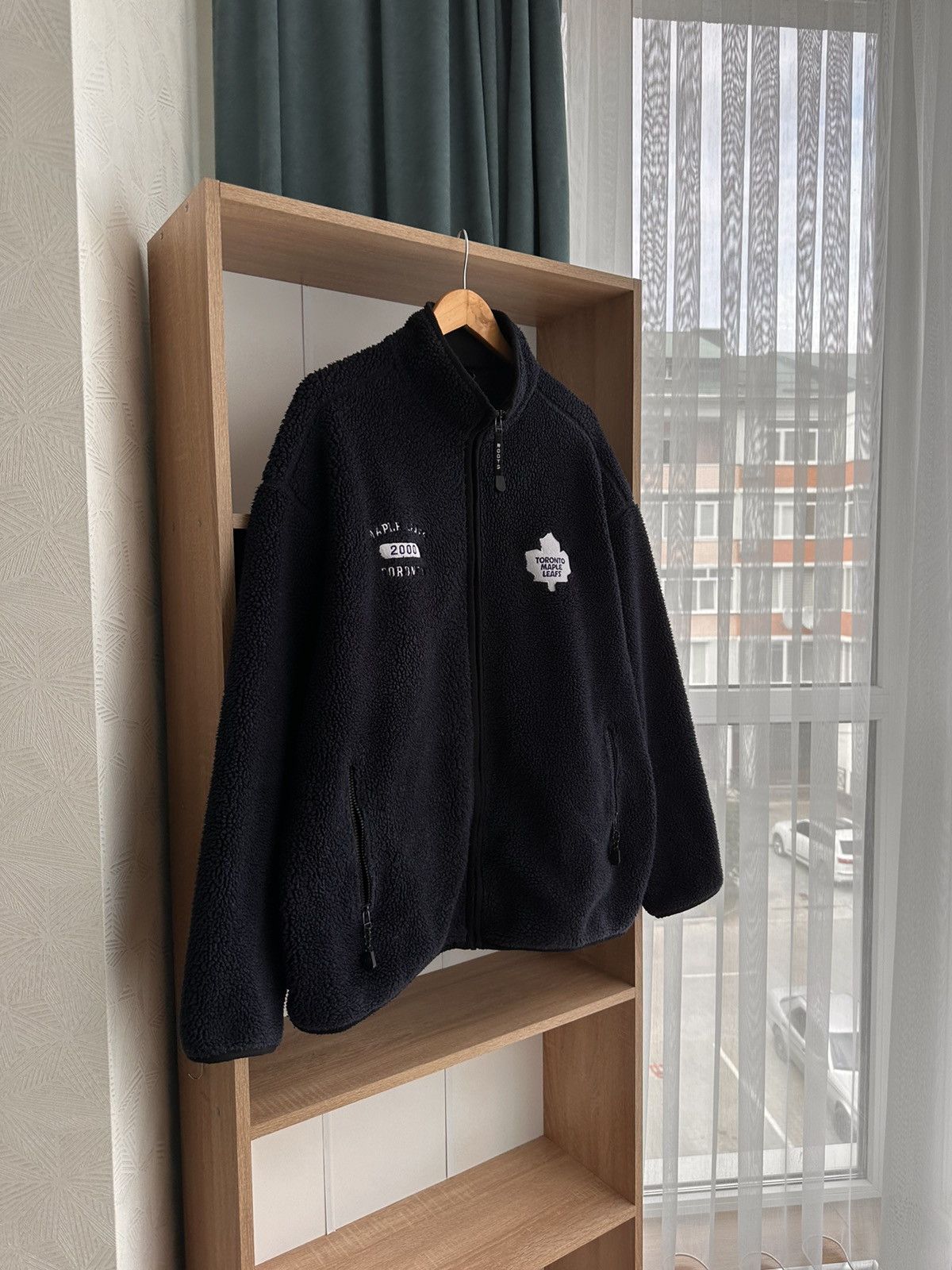 NHL × Vintage Vintage Toronto Maple Leafs NHL 2000 Sherpa Jacket Size US XL / EU 56 / 4 - 6 Thumbnail